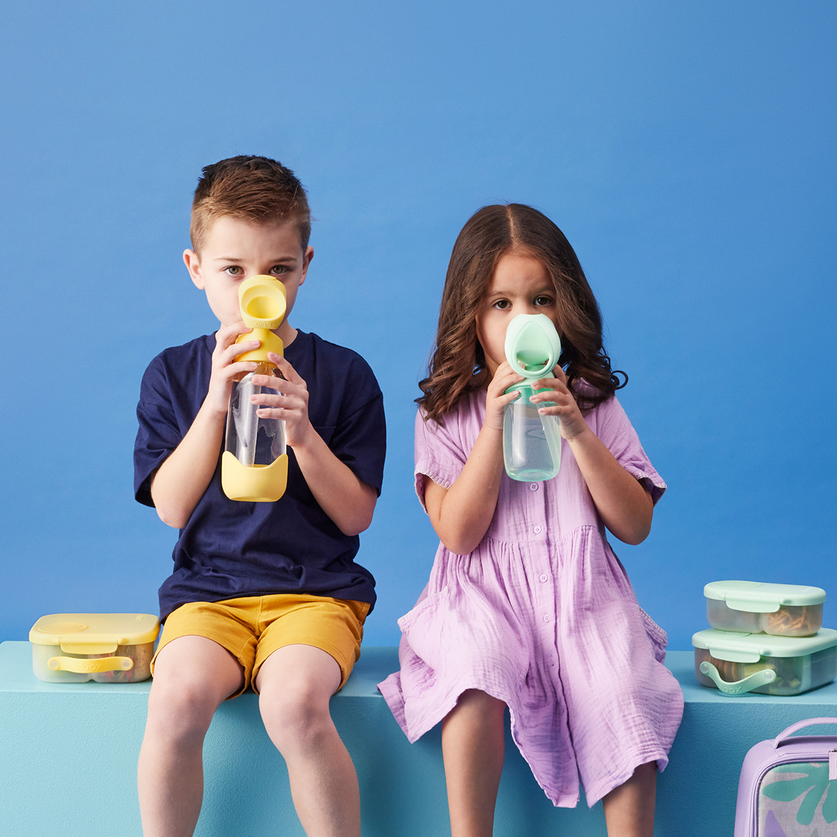 b.box Tritan™ bočica sa slamkom, 600ml - lemon twist - Slika 4