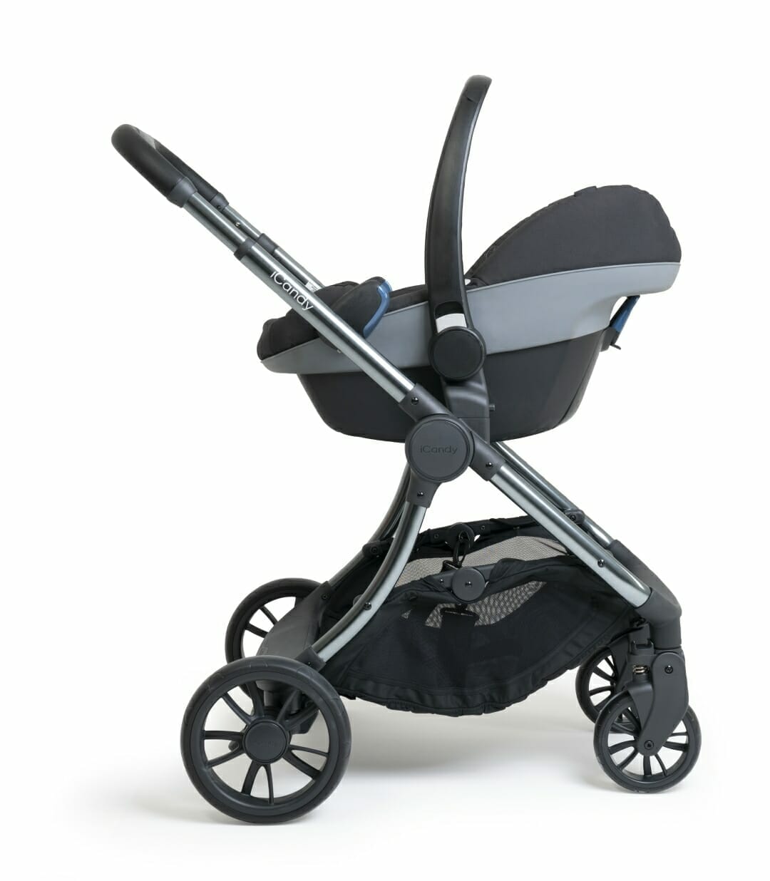 iCandy Lime Lifestyle kolica, Phantom Charcoal Combo, siva, crno podvozje - Slika 3