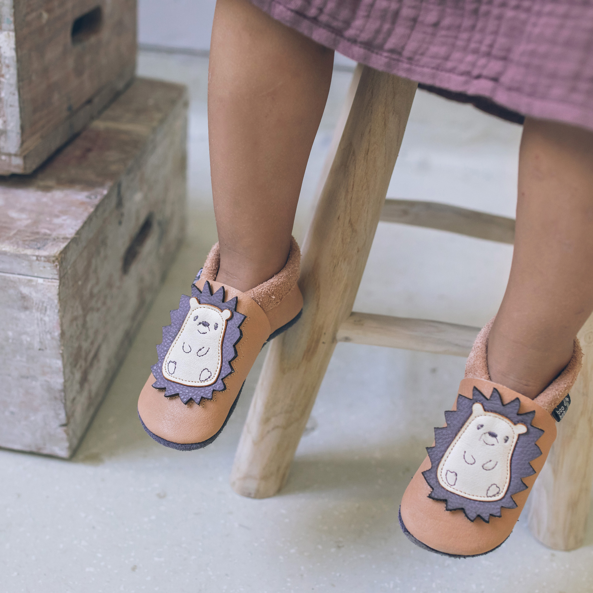 Baobaby Mekane dječje cipelice, Klasične , Spikey powder, S - Slika 4