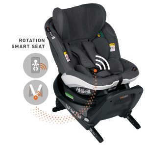BeSafe autosjedalica iZi Turn M i-Size, Antracit mesh, tamno siva