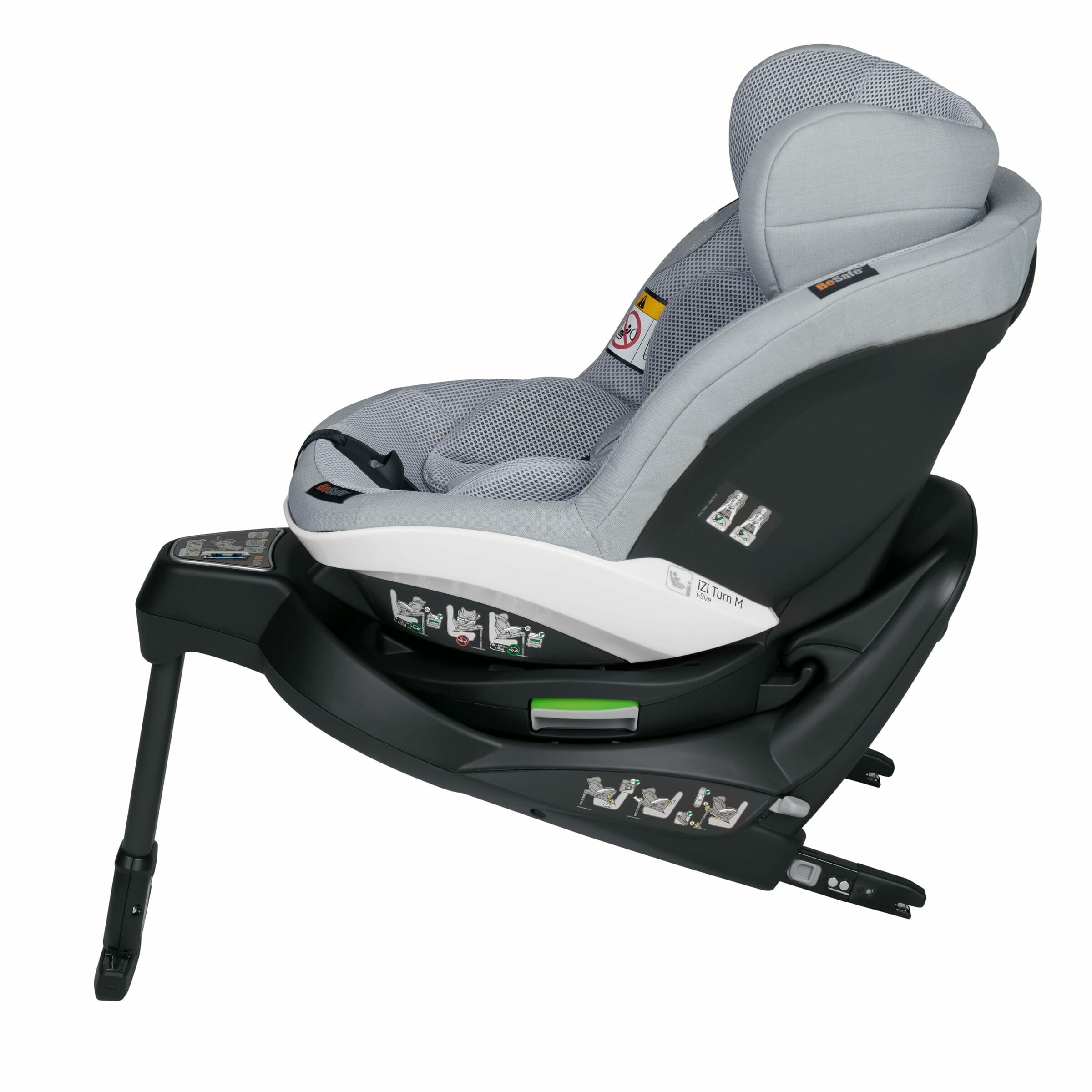 BeSafe iZi Turn M i-Size, Peak Mesh, siva - Slika 3