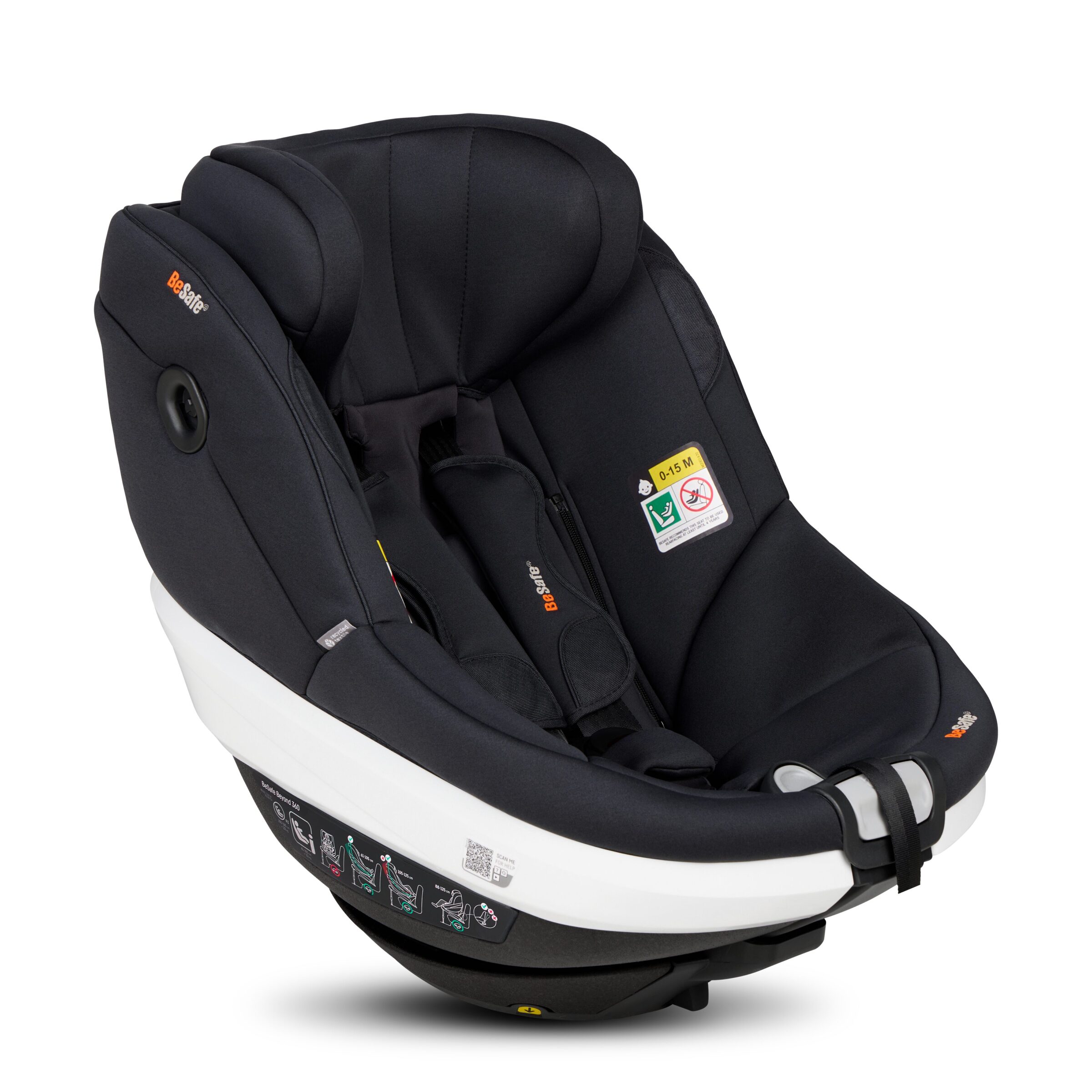 BeSafe autosjedalica Beyond 360, Black Soft Breeze