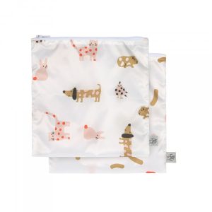 Lässig Vrećica za užinu 2 kom Little Mateys narančasta