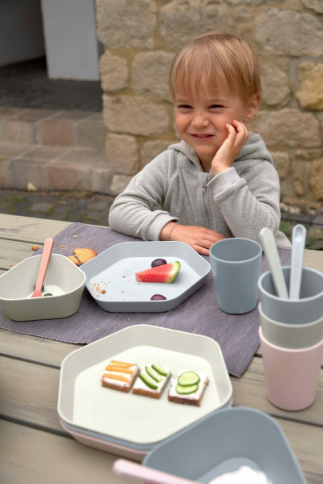 Lässig Tanjur Geo sivo plavi - Slika 2