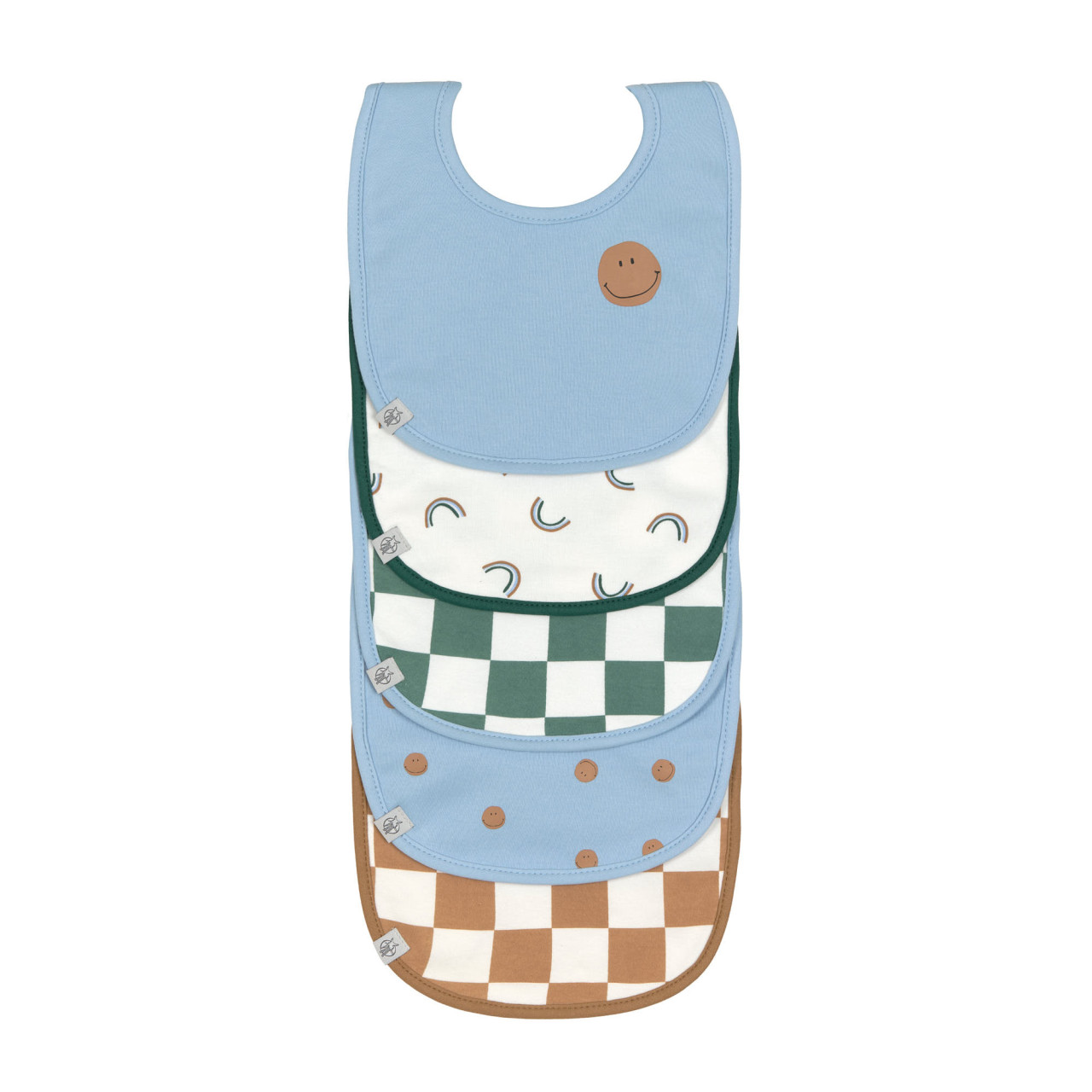 Lässig Set Podbradnjaka 5 kom Happy Rascals Smile sky blue - Slika 2