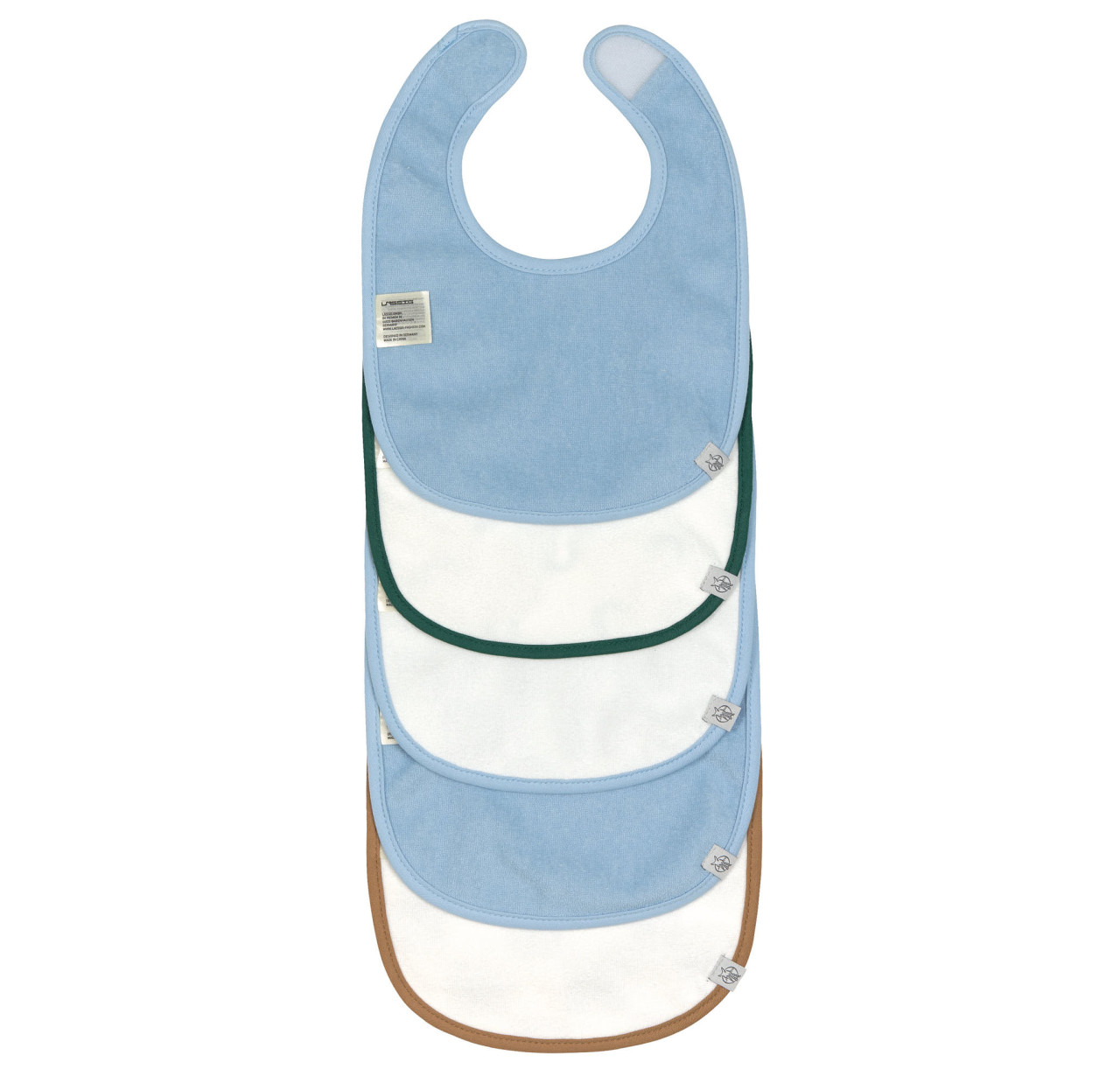 Lässig Set Podbradnjaka 5 kom Happy Rascals Smile sky blue - Slika 3