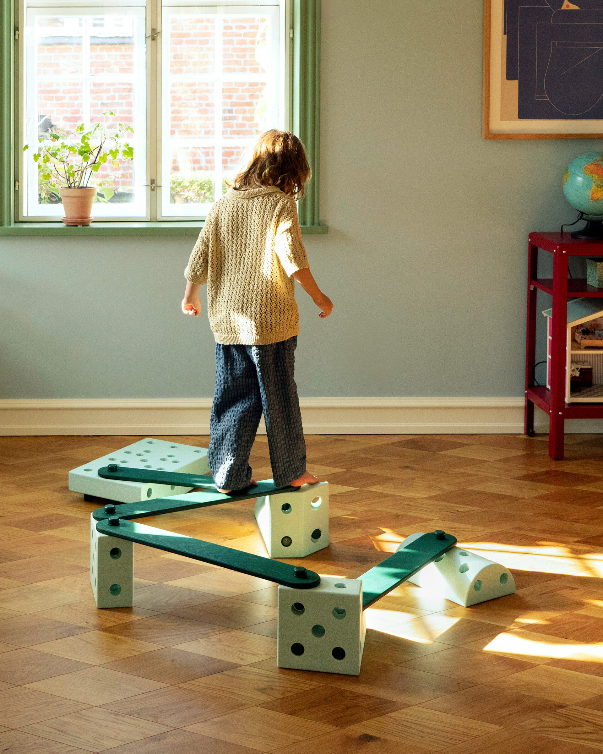 MODU 2x grede za ravnotežu, Forest Green - Slika 2