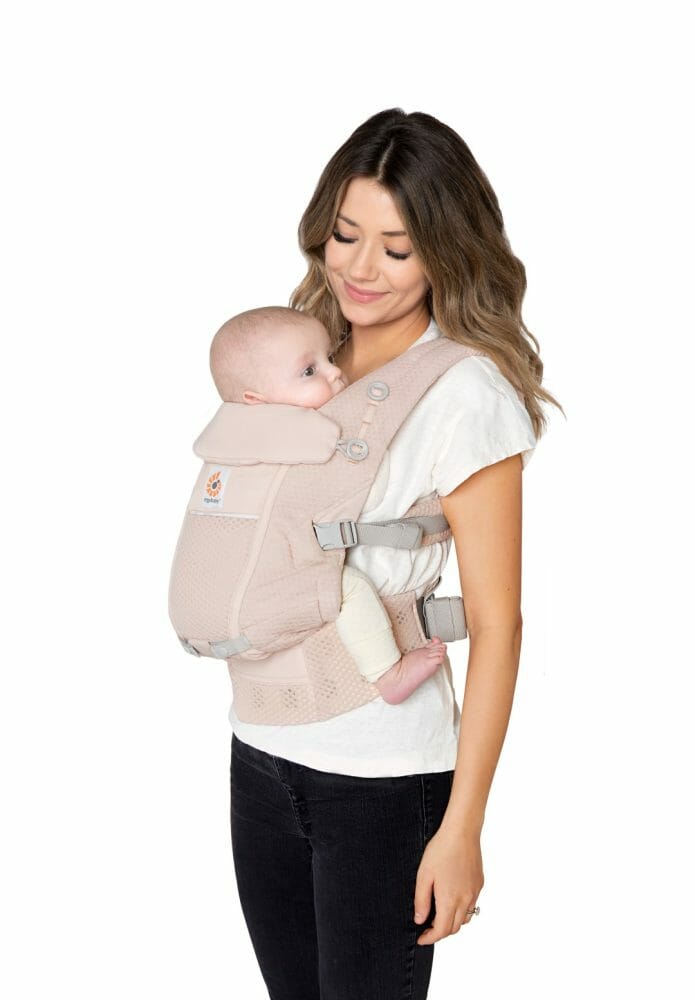 Ergobaby Adapt Soft Flex Mesh nosiljka, Pink Quartz - Slika 8
