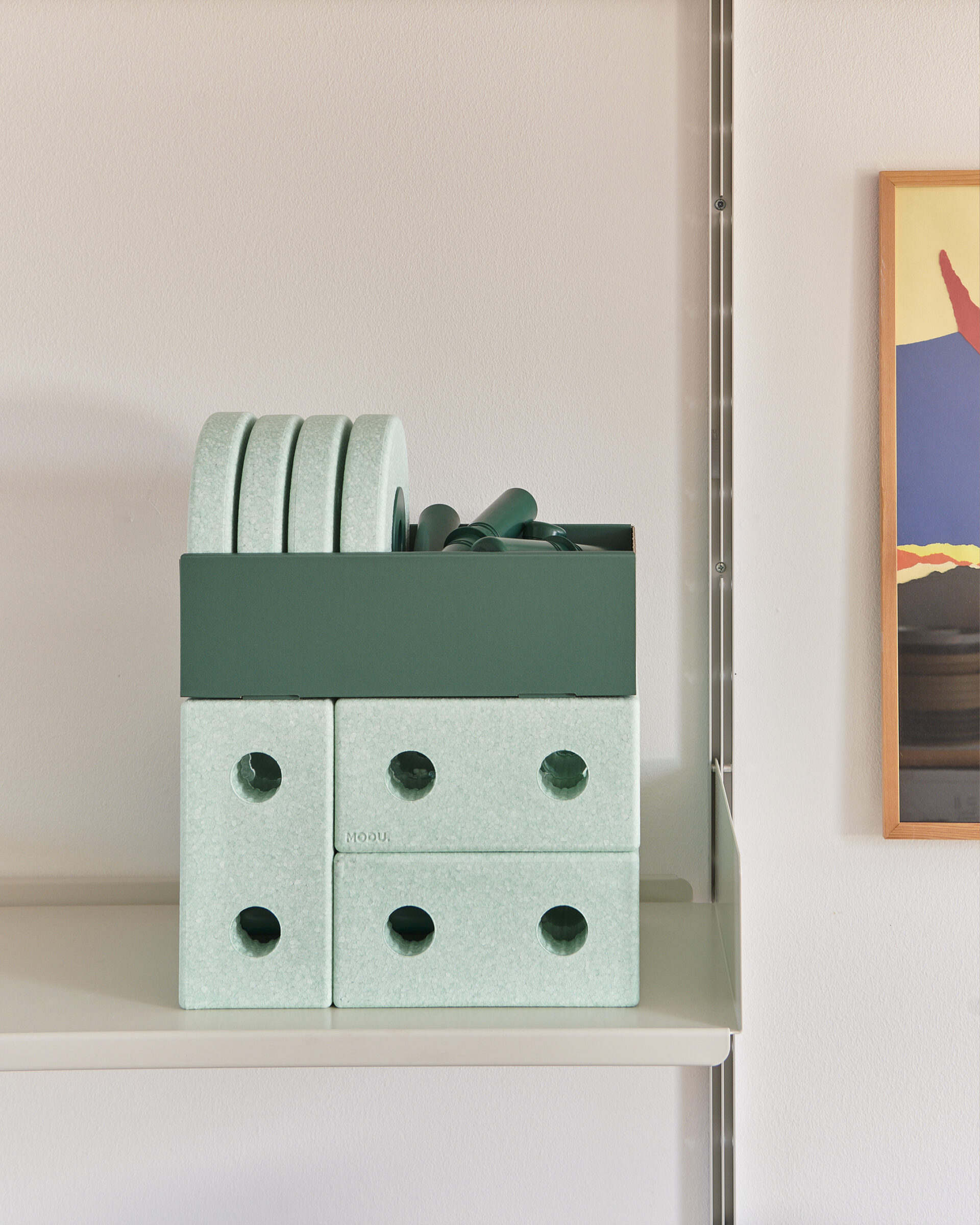 MODU 3u1 Baby Walker, Ocean Mint / Forest Green - Slika 6