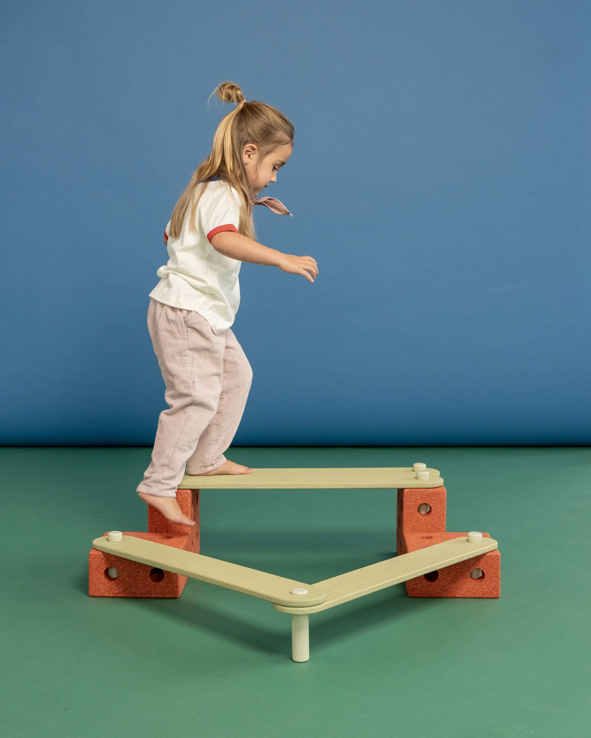 MODU Staza za ravnotežu, Burnt Orange / Dusty Green - Slika 4