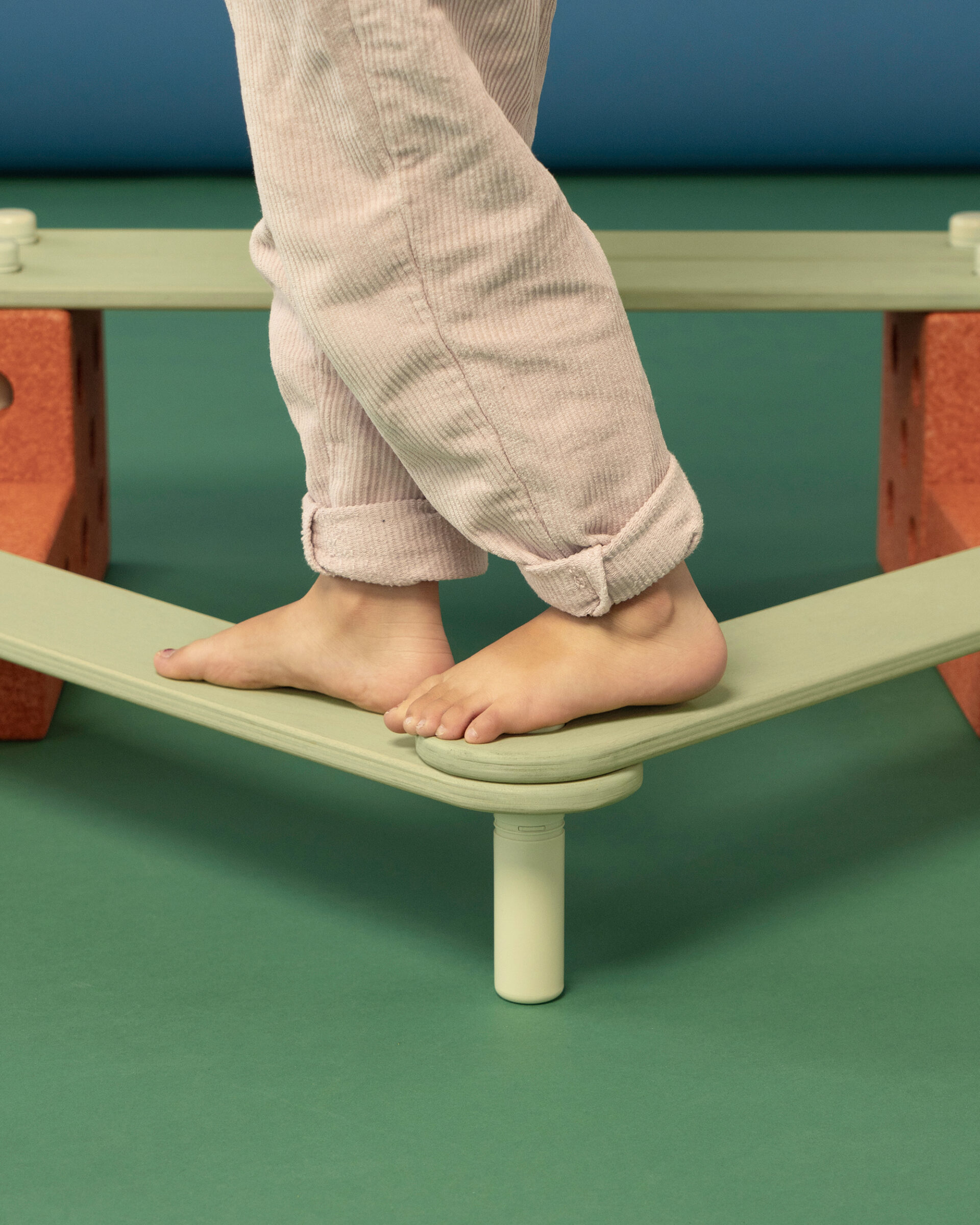 MODU Staza za ravnotežu, Burnt Orange / Dusty Green - Slika 5