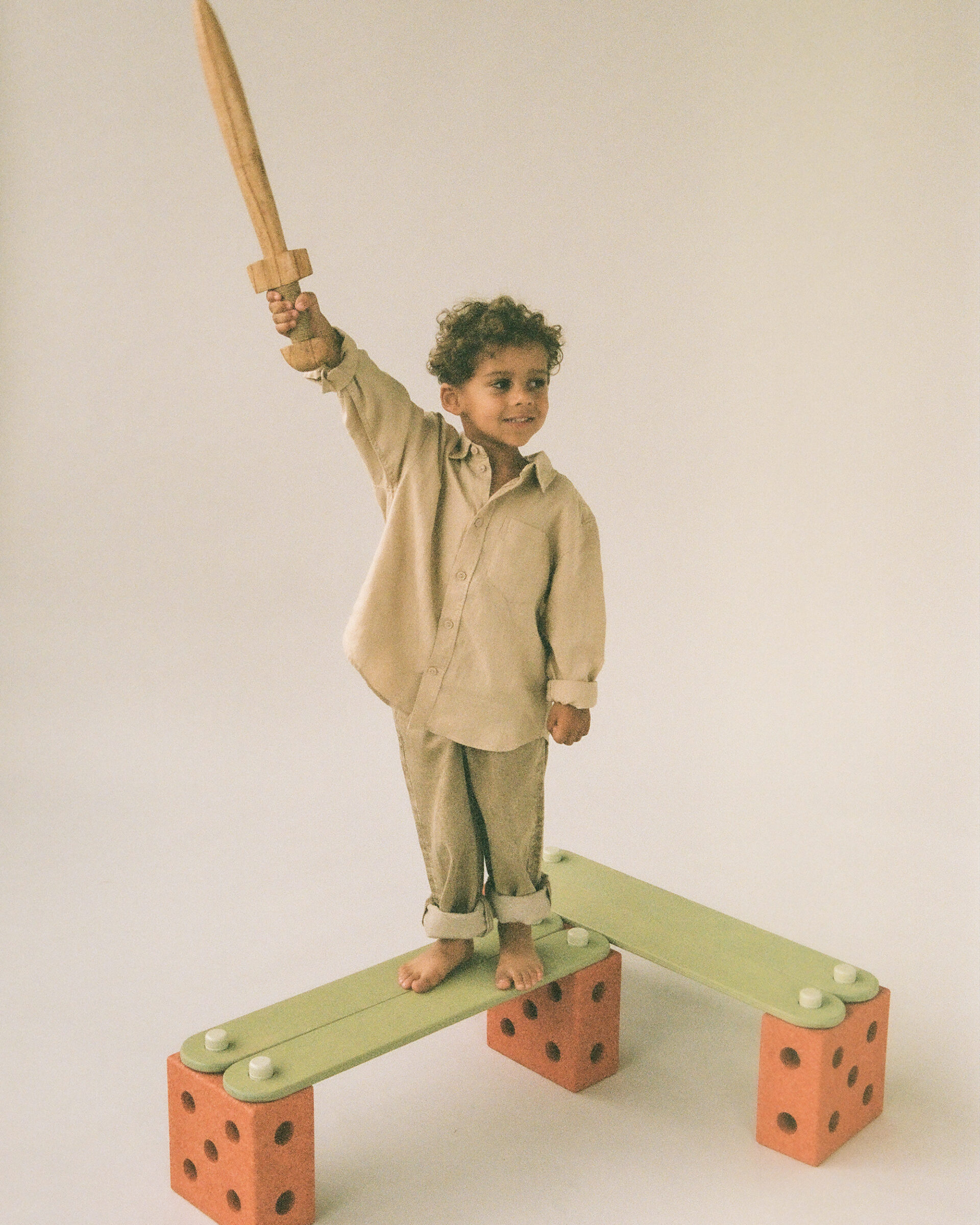 MODU Staza za ravnotežu, Burnt Orange / Dusty Green - Slika 6