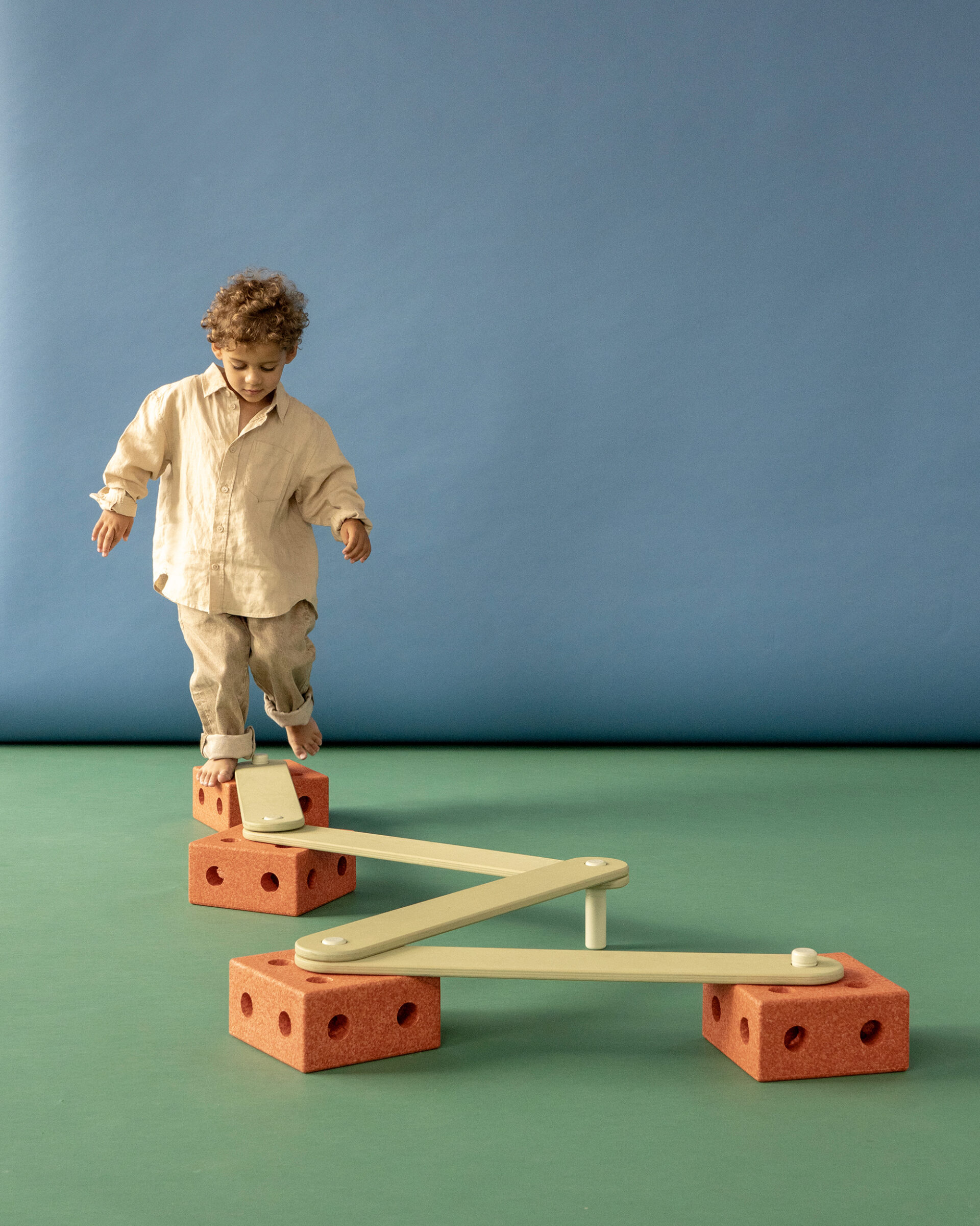 MODU Staza za ravnotežu, Burnt Orange / Dusty Green - Slika 2