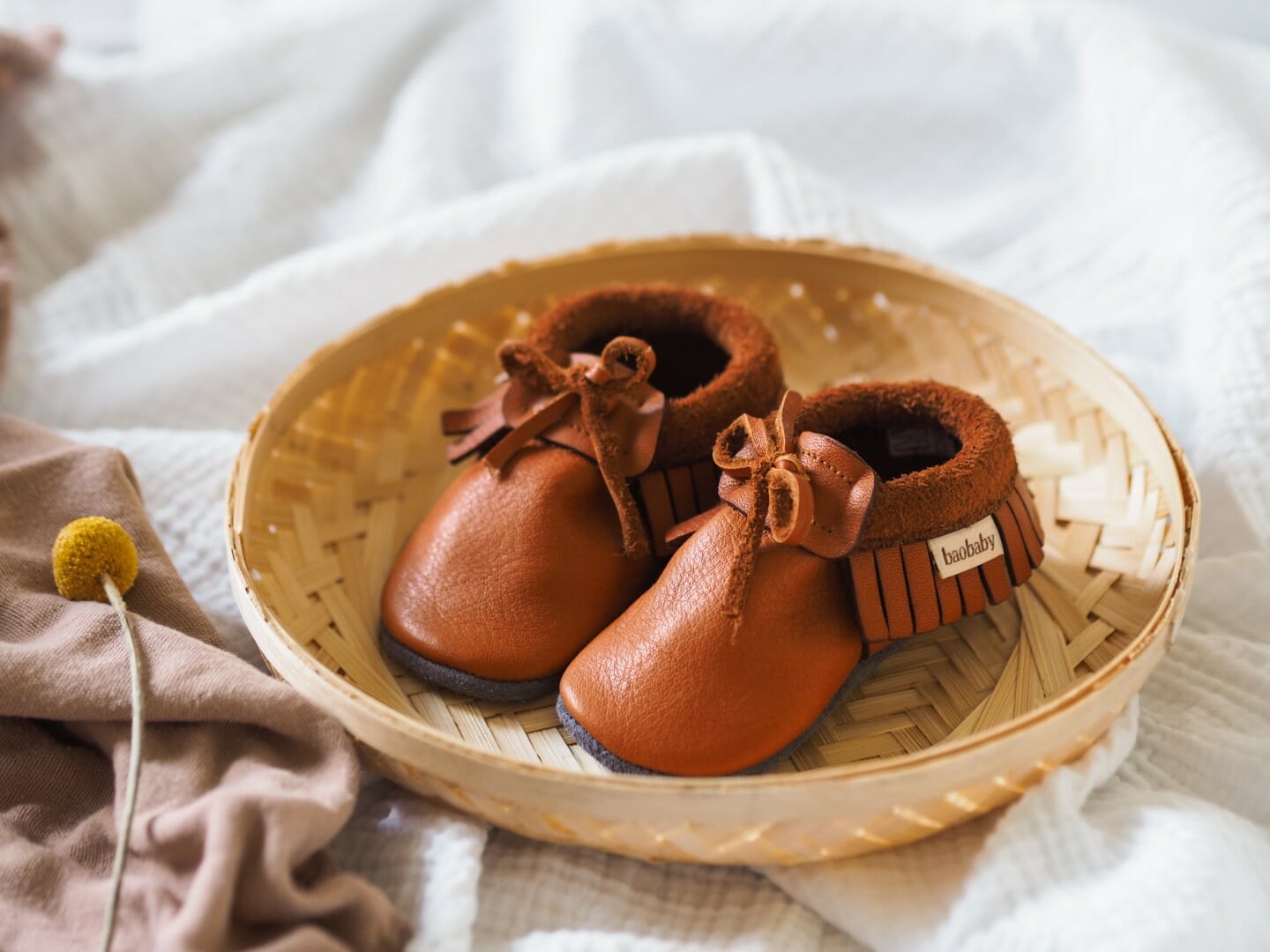 Baobaby Mekane dječje cipelice, Mokasine , Hazelnut, L - Slika 6