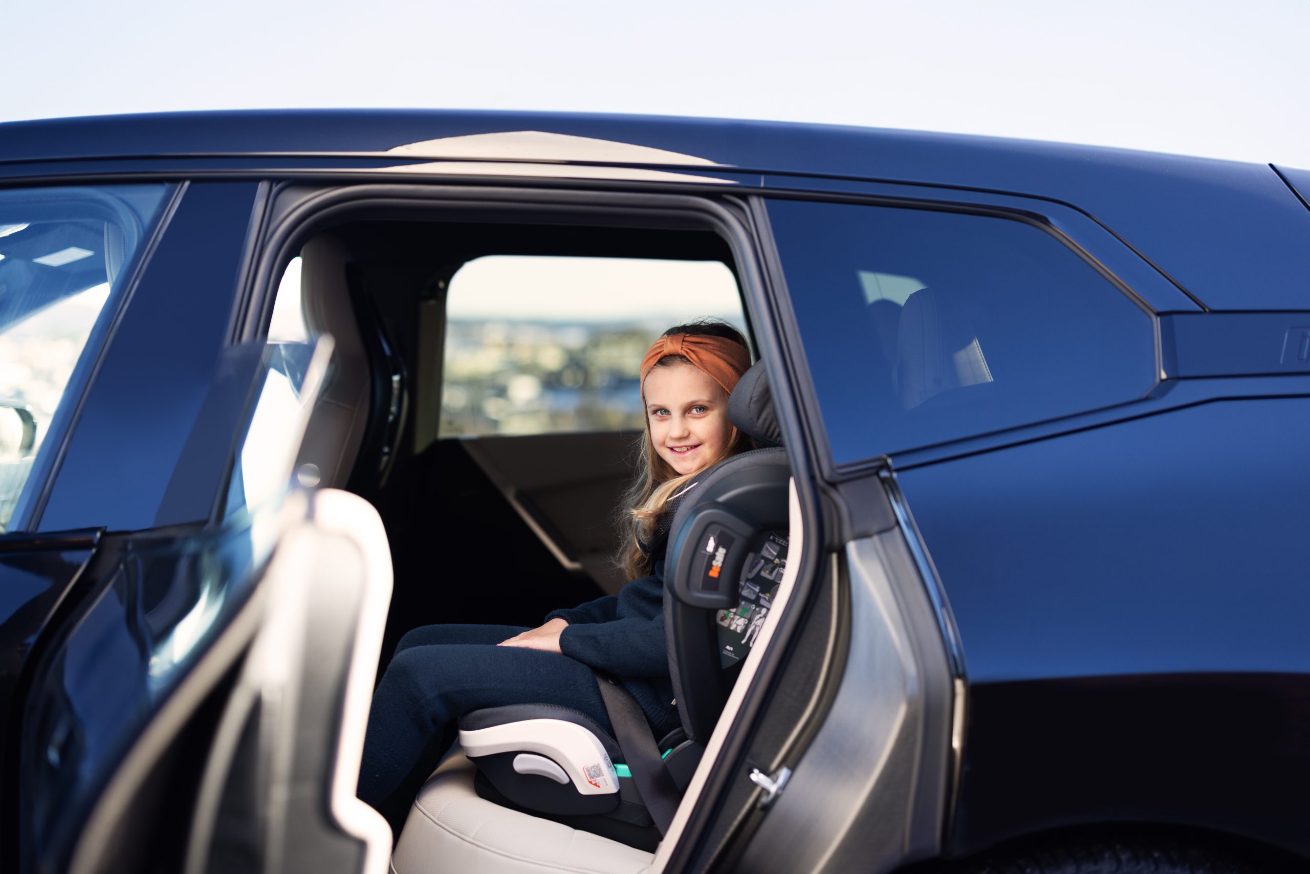 BeSafe autosjedalica Flex Fix 2 (100 -150 cm), Antracit mesh, tamno siva - Slika 6