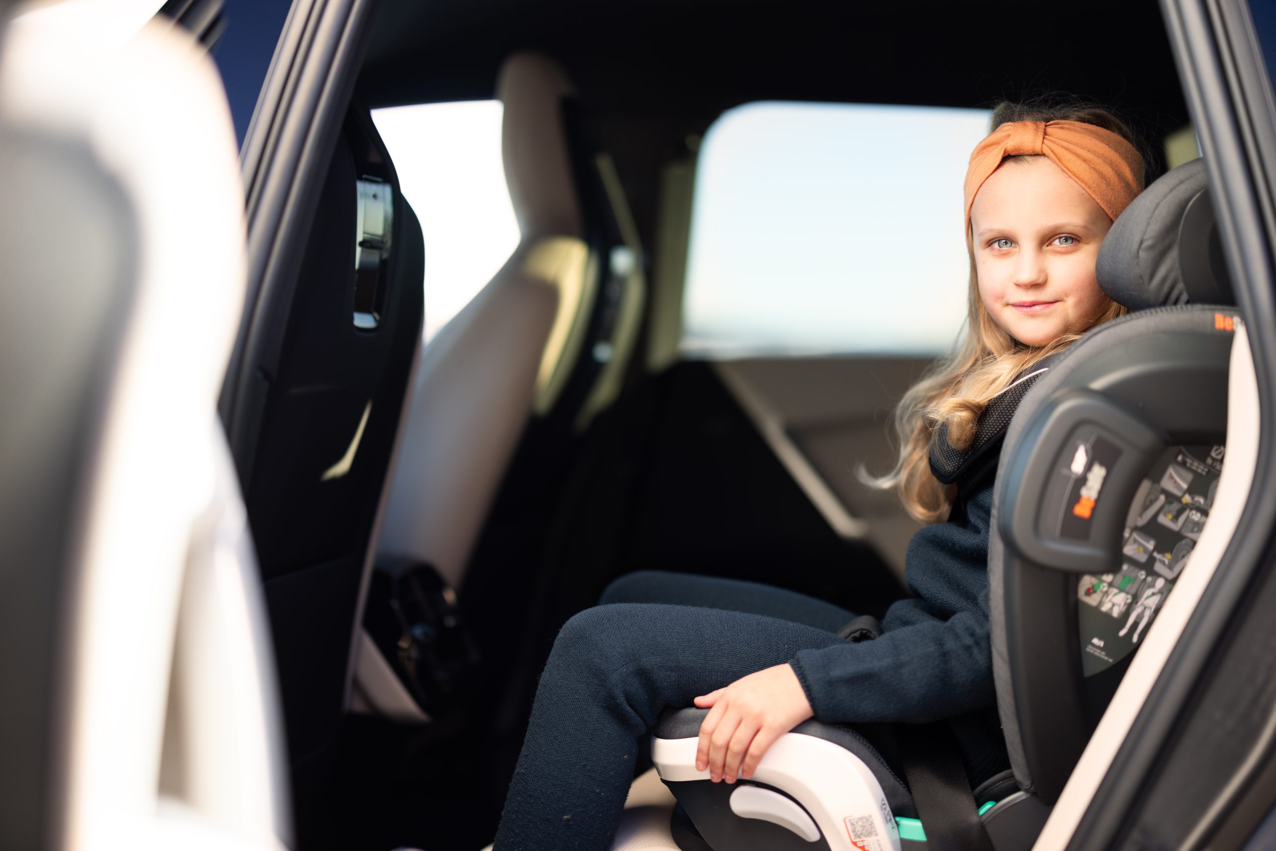 BeSafe autosjedalica Flex Fix 2 (100 -150 cm), Antracit mesh, tamno siva - Slika 4