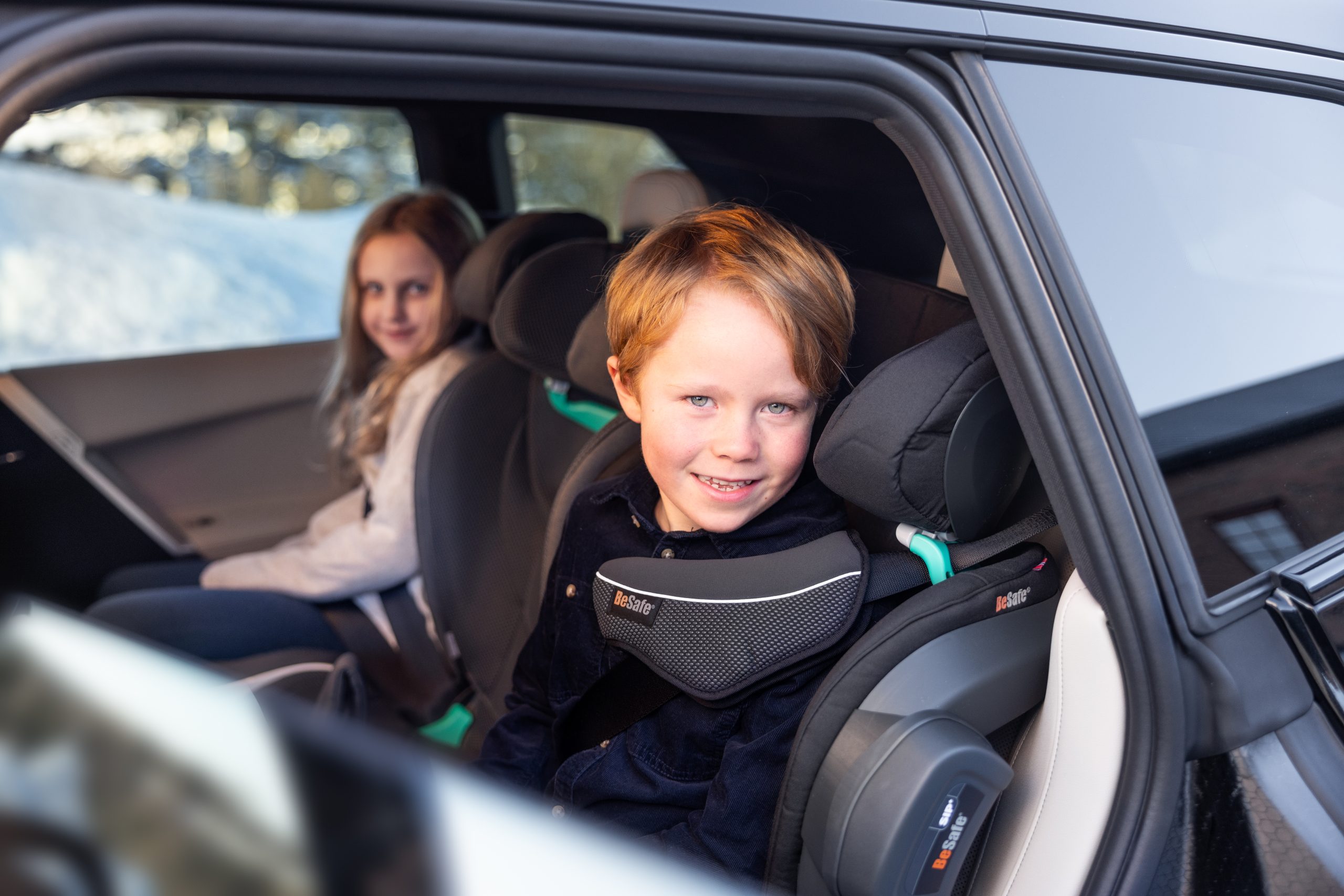 BeSafe autosjedalica Flex Fix 2 (100 -150 cm), Antracit mesh, tamno siva - Slika 5