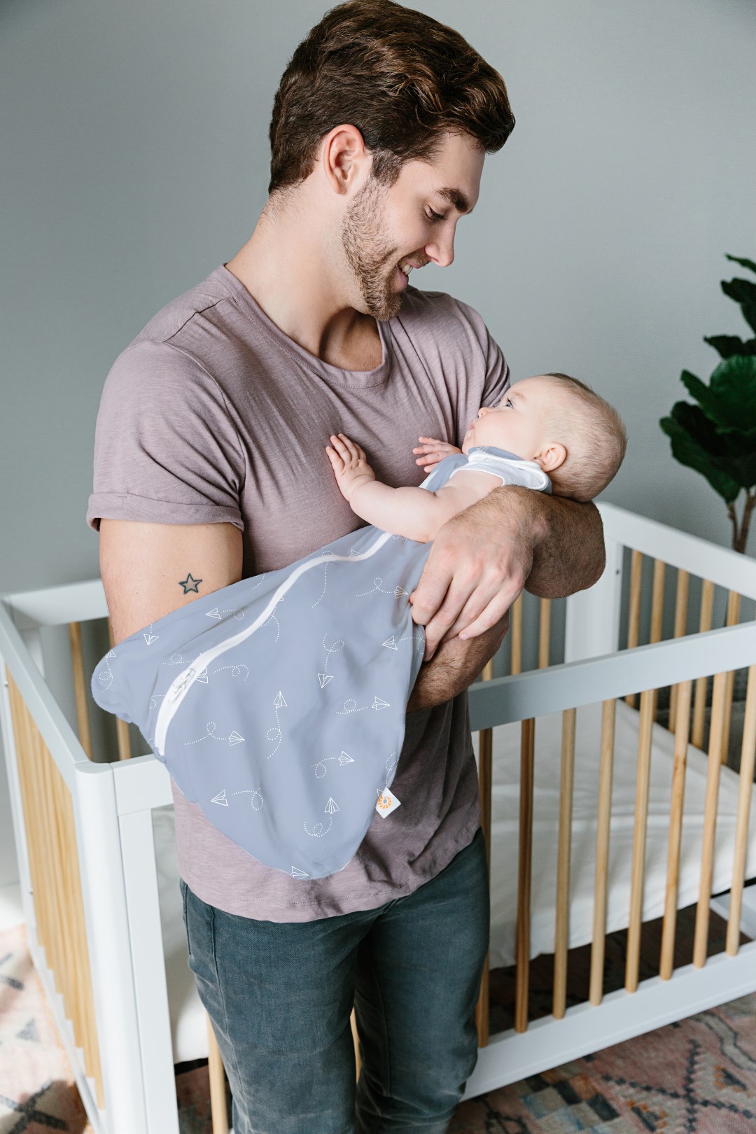 Ergobaby Vreća za spavanje - Paper Planes 0-6/S TOG 2,5 - Slika 3