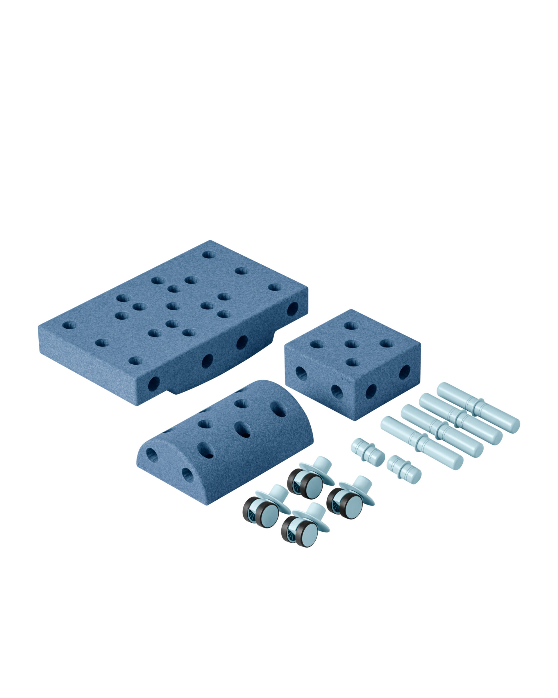 MODU Curiosity set, Deep Blue / Sky Blue