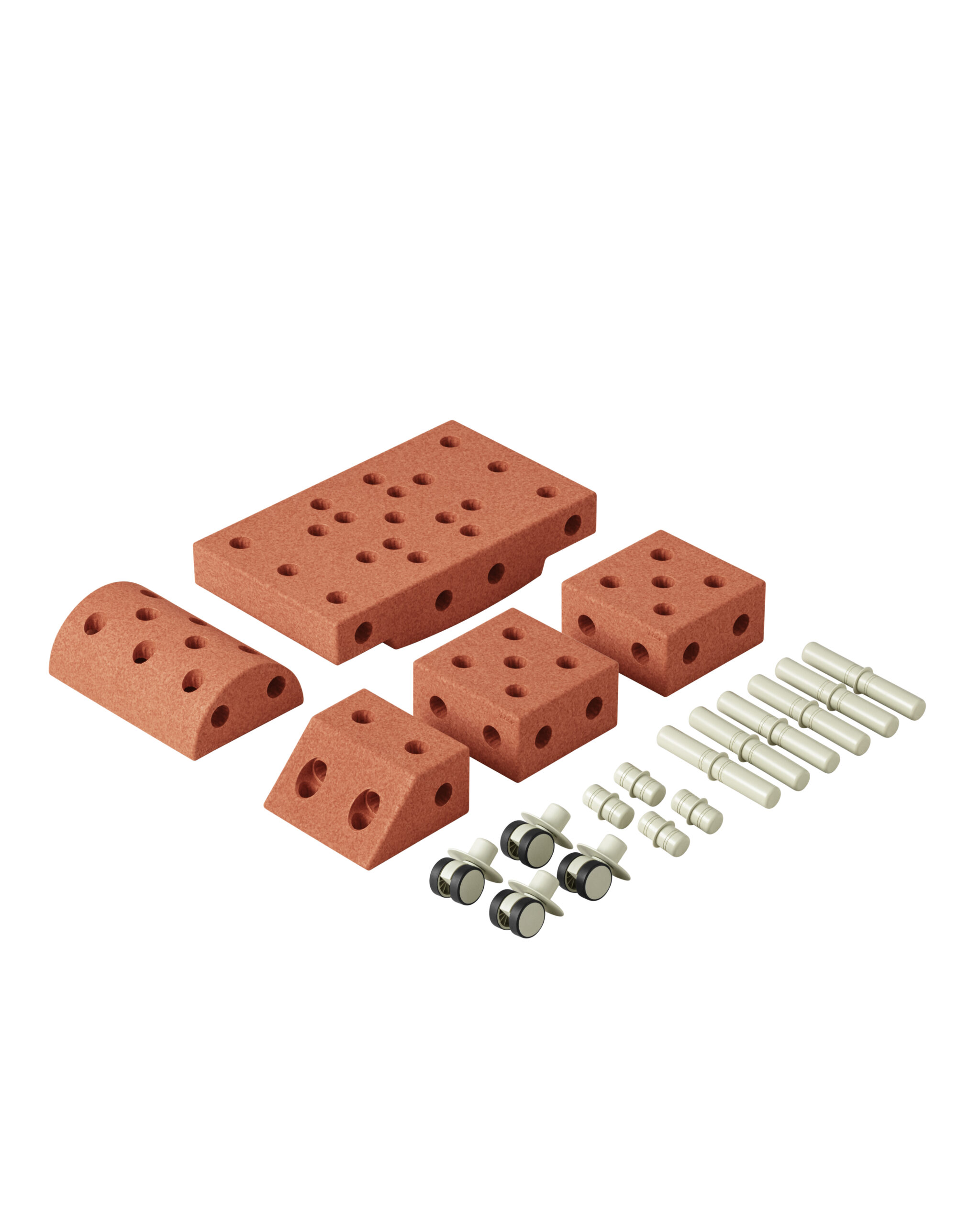 MODU Explorer set, Burnt Orange / Dusty Green