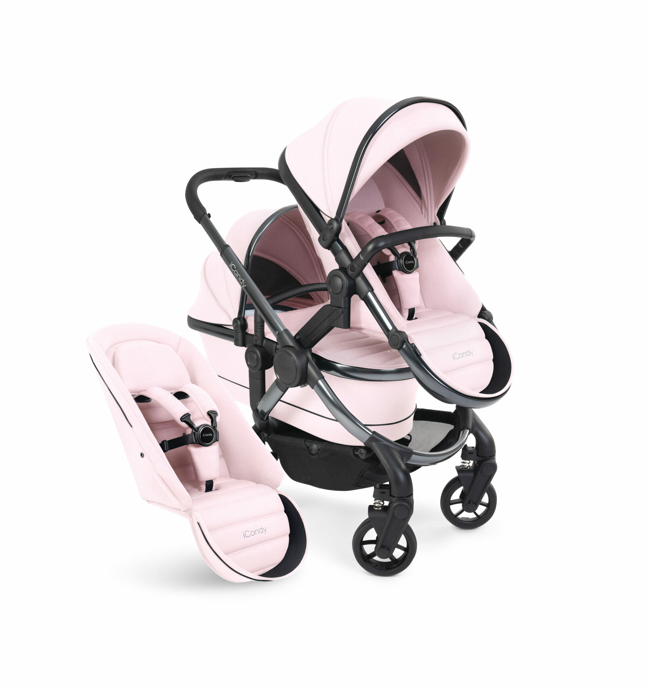 iCandy Peach 7 kolica za 2 djece razl. dobi, Blush Phantom