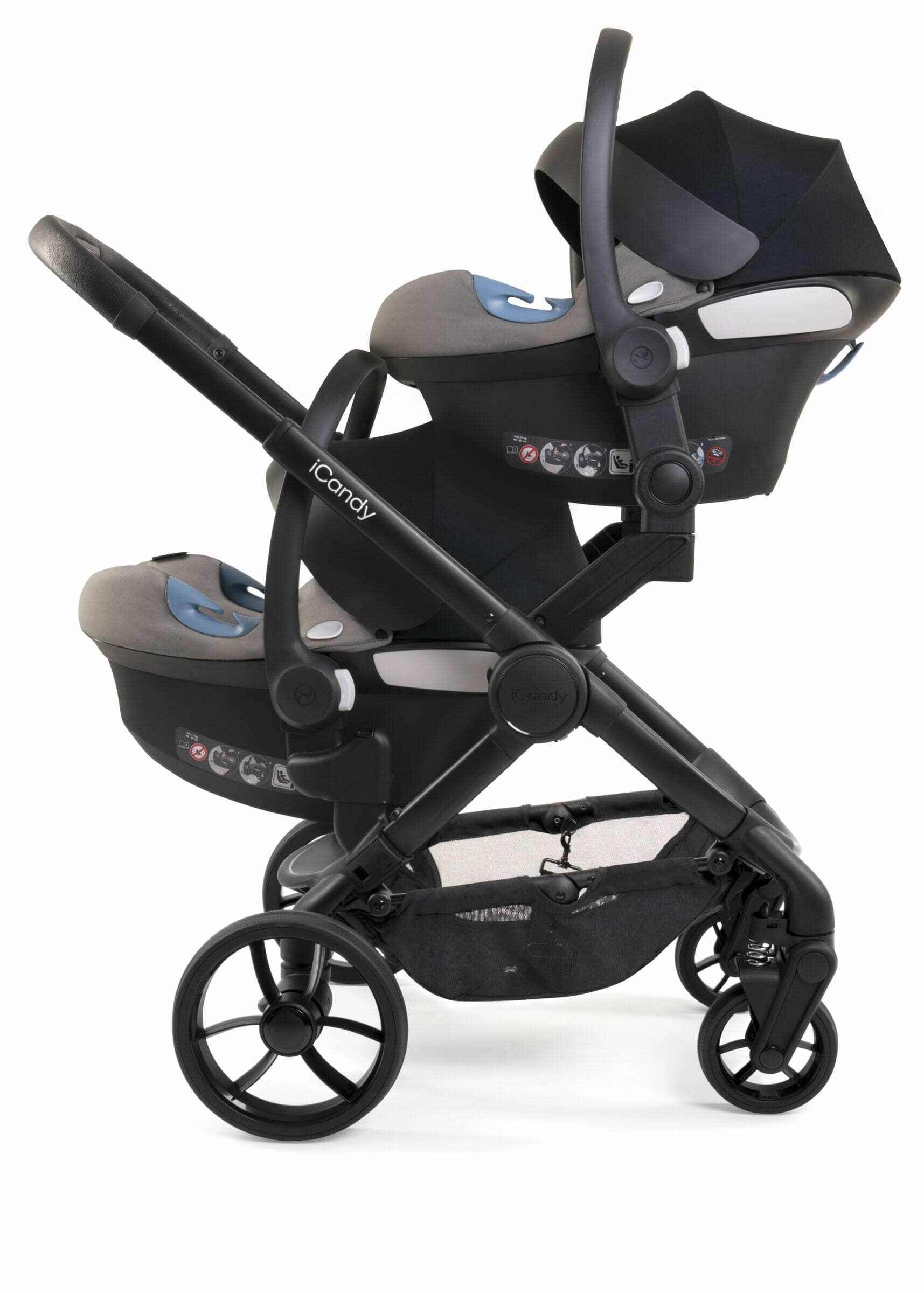 iCandy Peach 7 kolica za blizance, Cookie Black - Slika 4