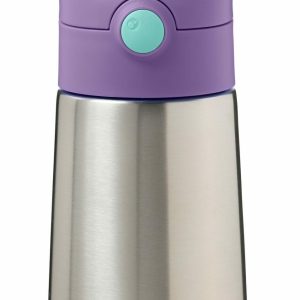 b.box Termo bočica sa slamkom, 350ml – lilac pop