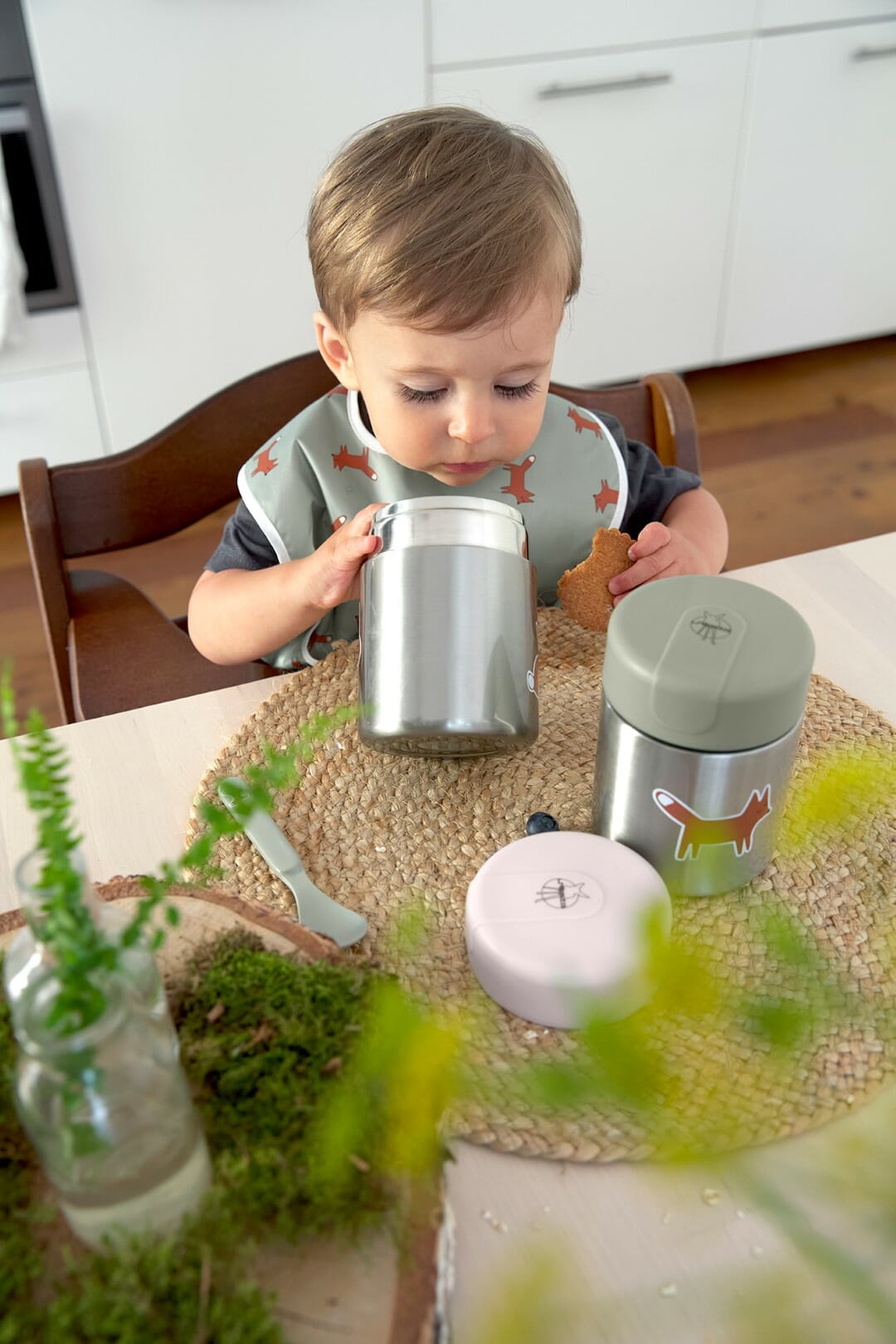 Lässig Lighteight Podbradnjak 2 kom Little Forest Lisica, 6-24 mj. - Slika 4