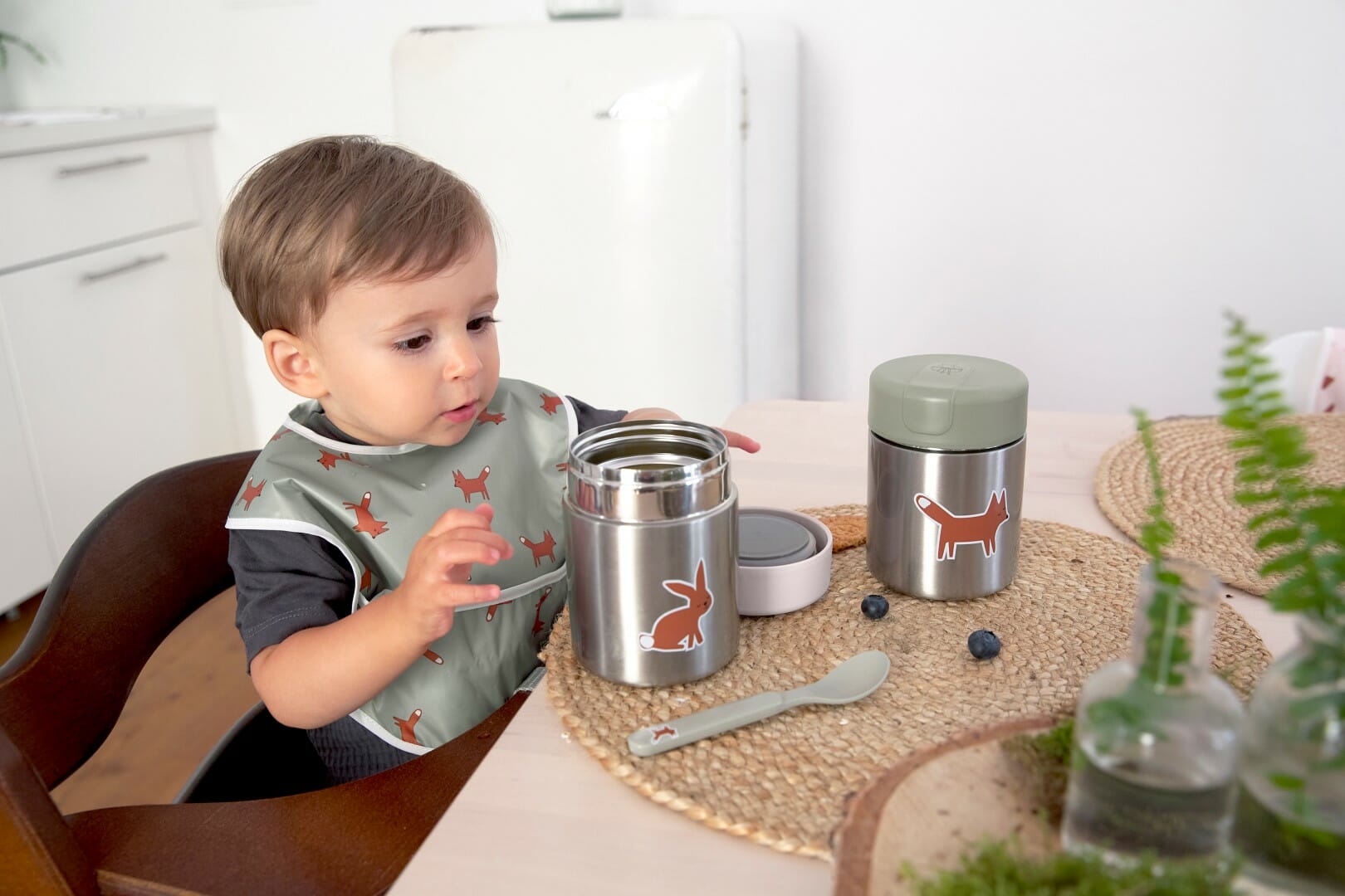 Lässig Lighteight Podbradnjak 2 kom Little Forest Lisica, 6-24 mj. - Slika 2