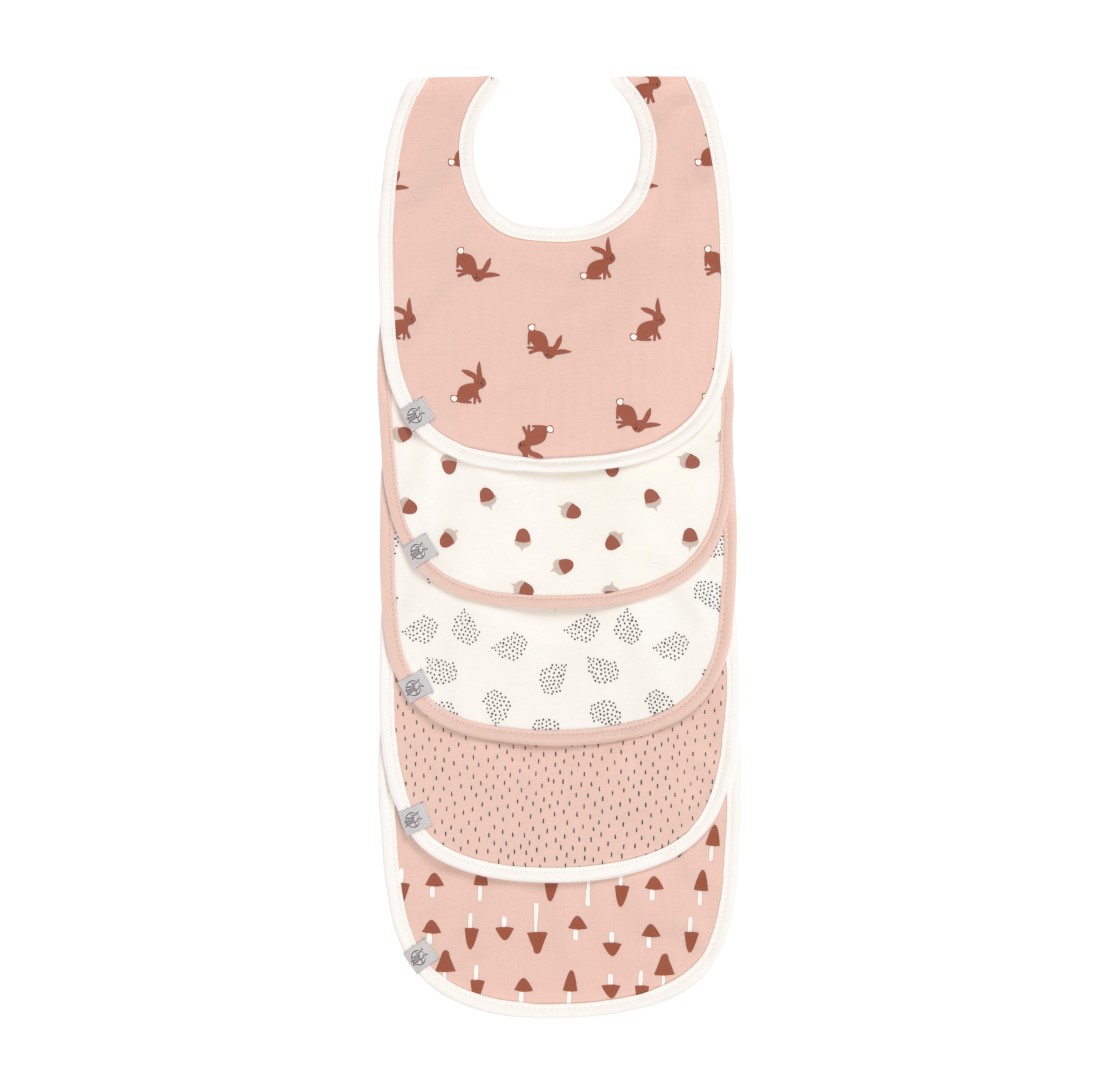 Lässig Set Podbradnjaka 5 kom, Little Forest Zec