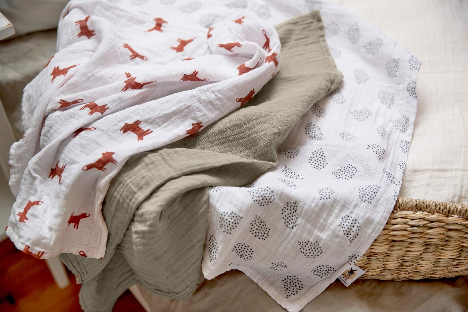 Lässig Tetra pelena M Little Forest Lisica 3 kom, 60 x 60 cm - Slika 3