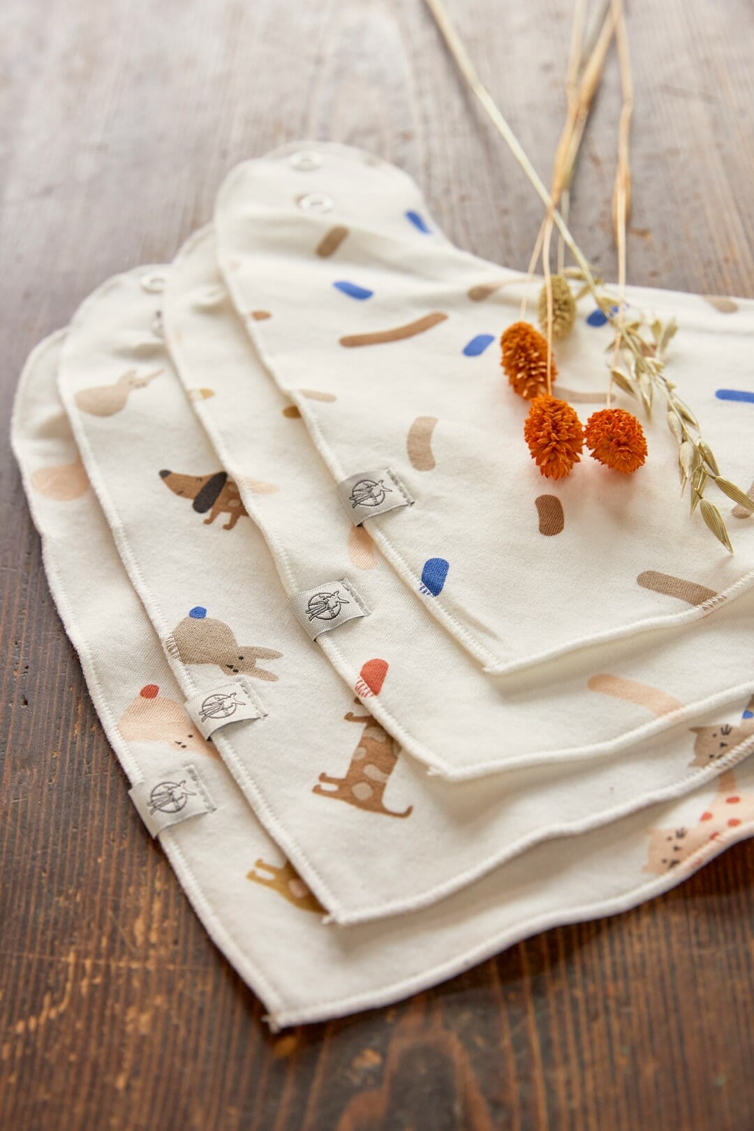 Lässig Bandana/marama 2 kom Little Mateys narančasta - Slika 2