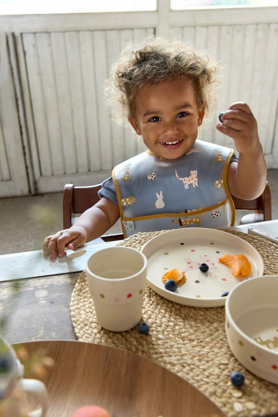 Lässig Lightweight Podbradnjak 2 kom Little Mateys narančasta, 06-24 mj. - Slika 5