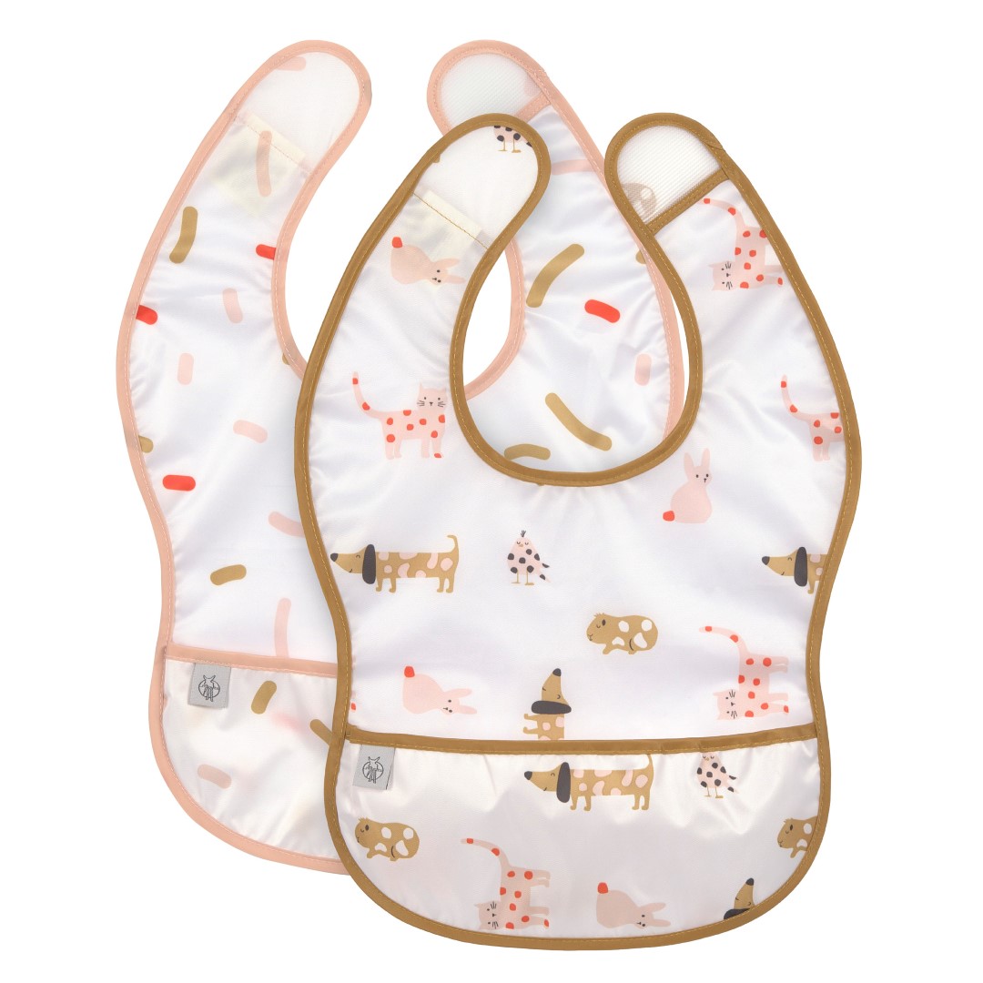 Lässig Lightweight Podbradnjak 2 kom Little Mateys narančasta, 06-24 mj. - Slika 6