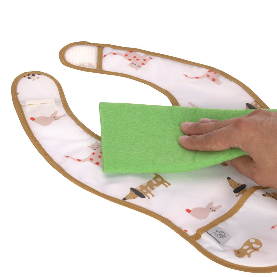 Lässig Lightweight Podbradnjak 2 kom Little Mateys narančasta, 06-24 mj. - Slika 7