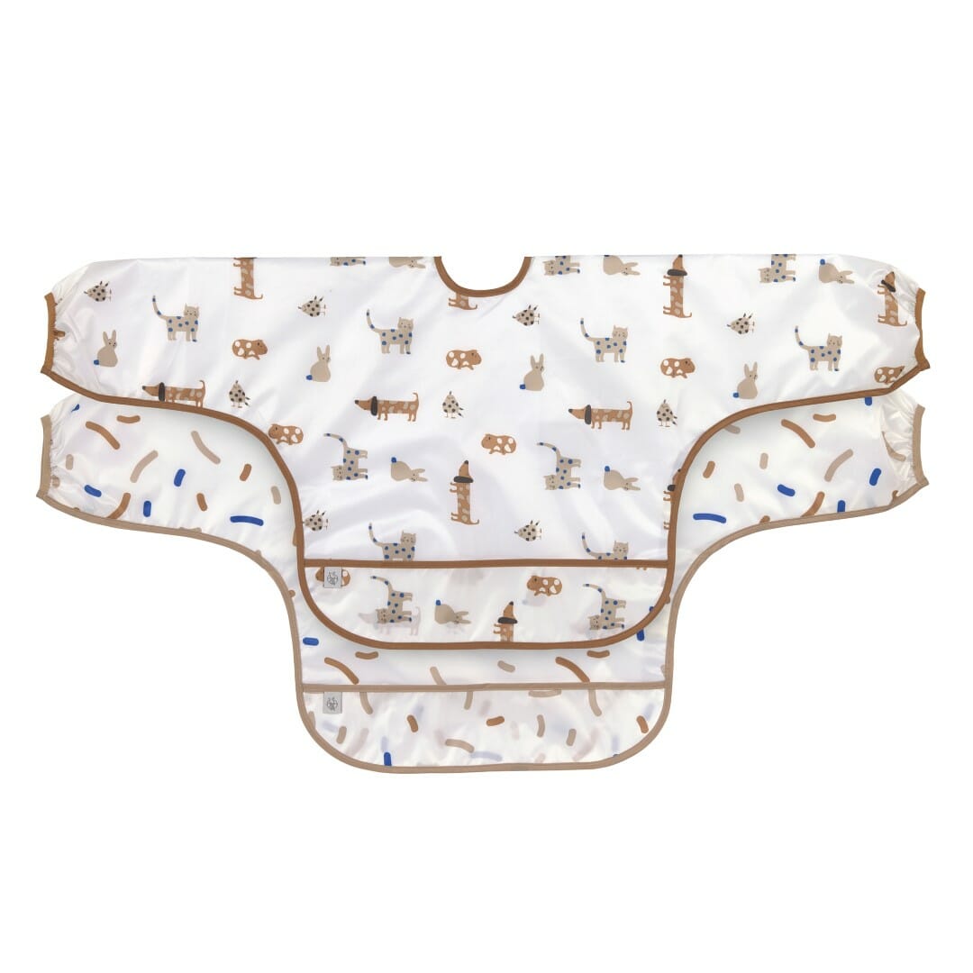 Lässig Podbradnjak dugih rukava 2 kom Little Mateys plavi 6-24 mj. - Slika 4