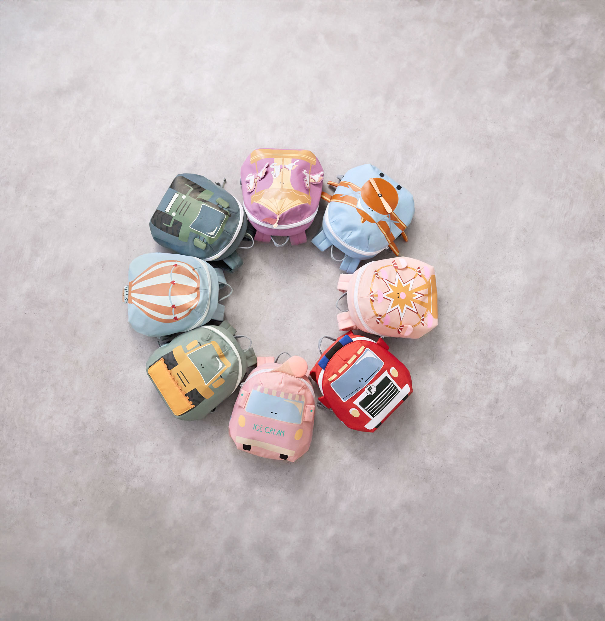 Lässig Tiny Drivers Ruksak Balon - Slika 8