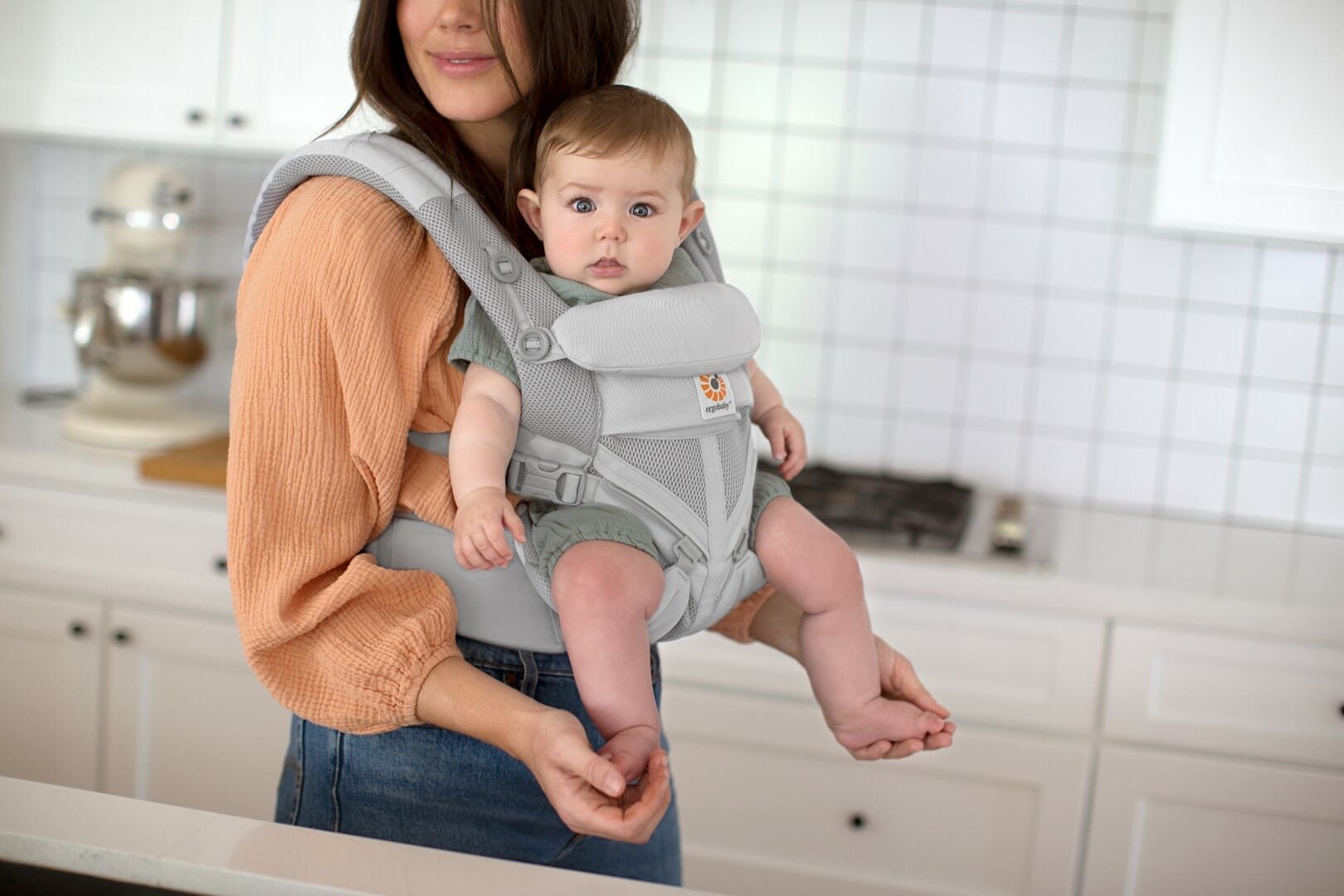 Ergobaby Omni 360 nosiljka, Cool Air, biserno siva - Slika 11