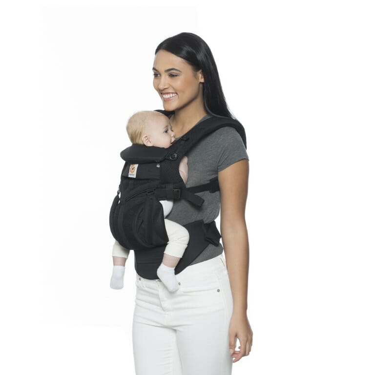 Ergobaby Omni 360 nosiljka, Cool Air, crna - Slika 15