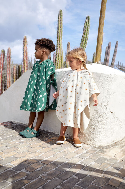 Lässig Pončo za plažu Cactus green - Slika 5