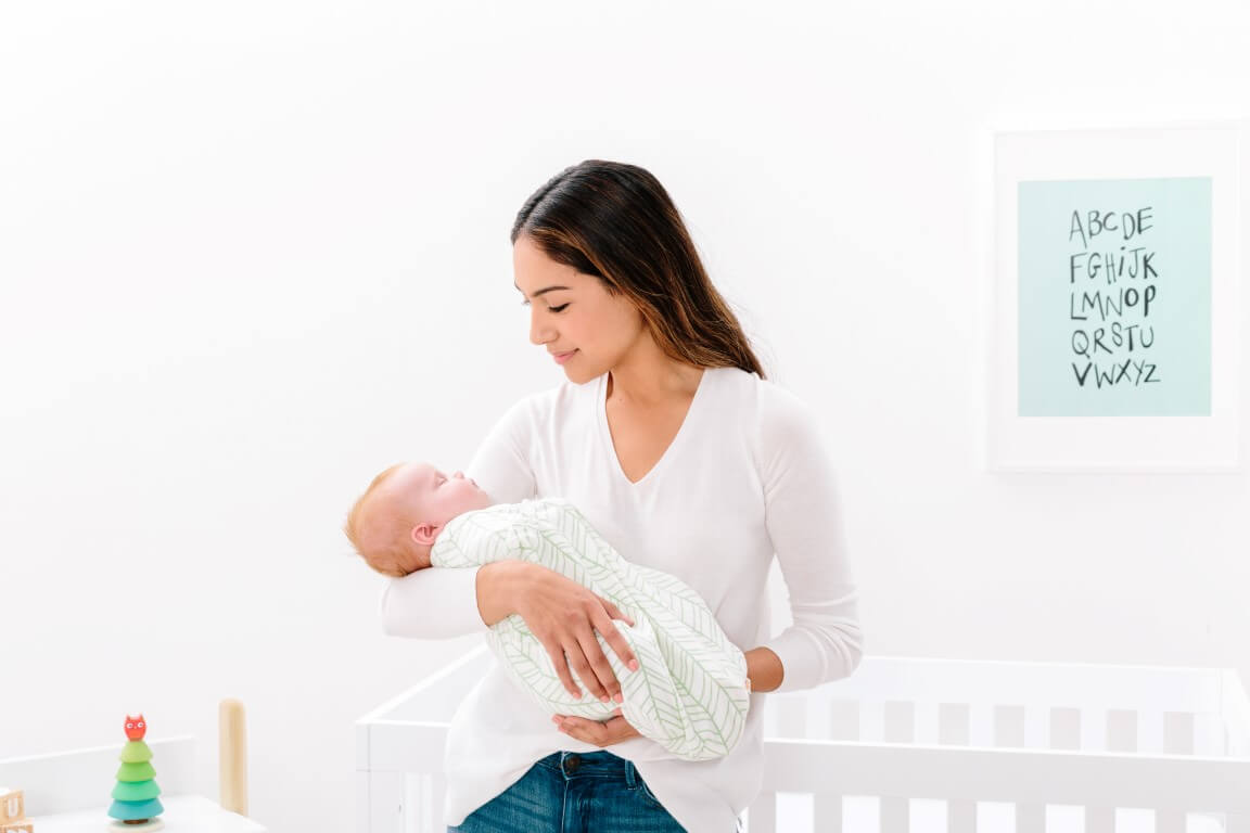 Ergobaby Dekica za zamatanje - Swaddler, Bamboo - Slika 7