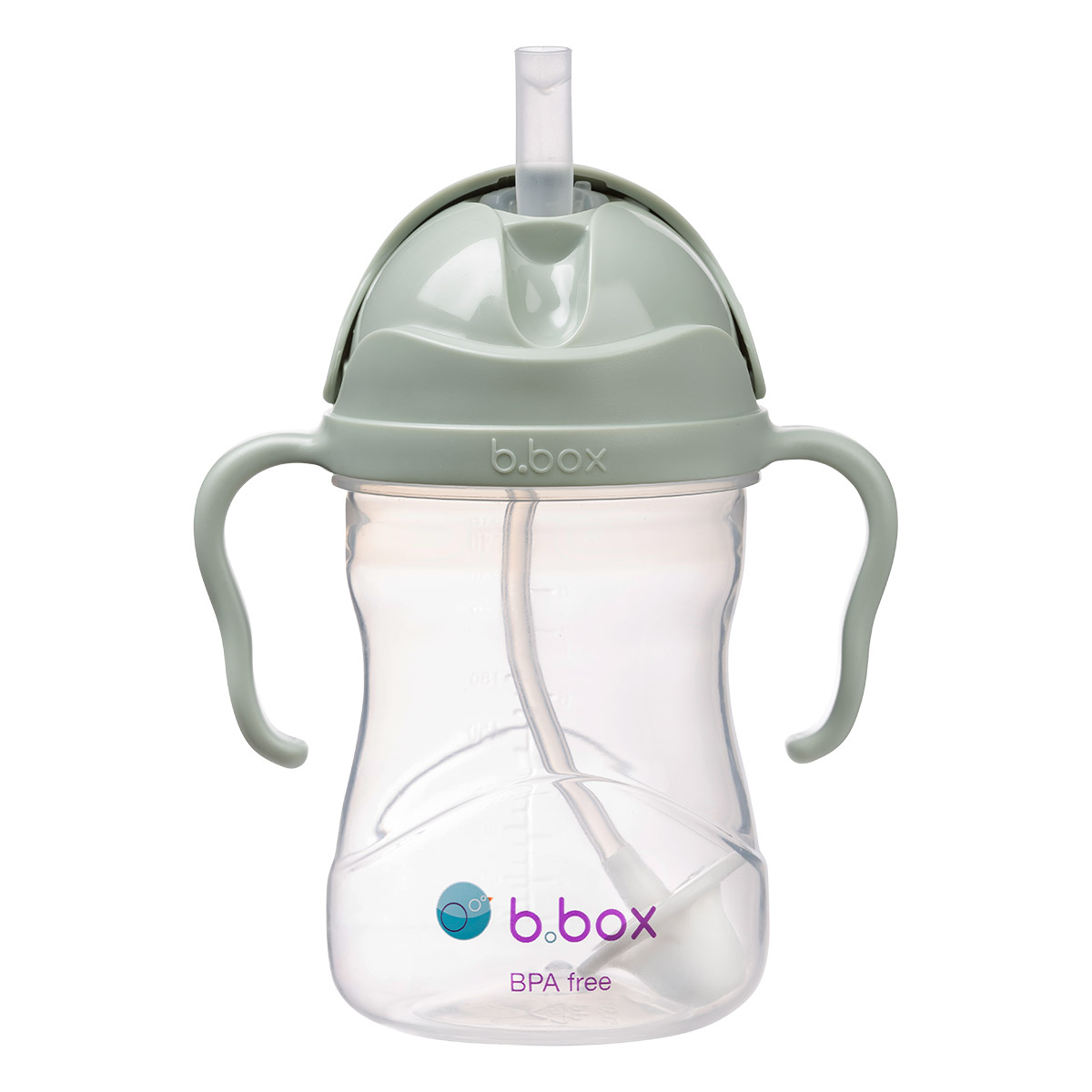 b.box Sippy cup bočica sa slamkom - sage - Slika 2