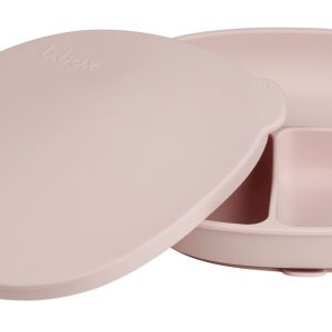 b.box Silikonski tanjur + poklopac Blush