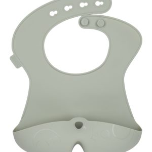 b.box Silikonski podbradnjak – sage