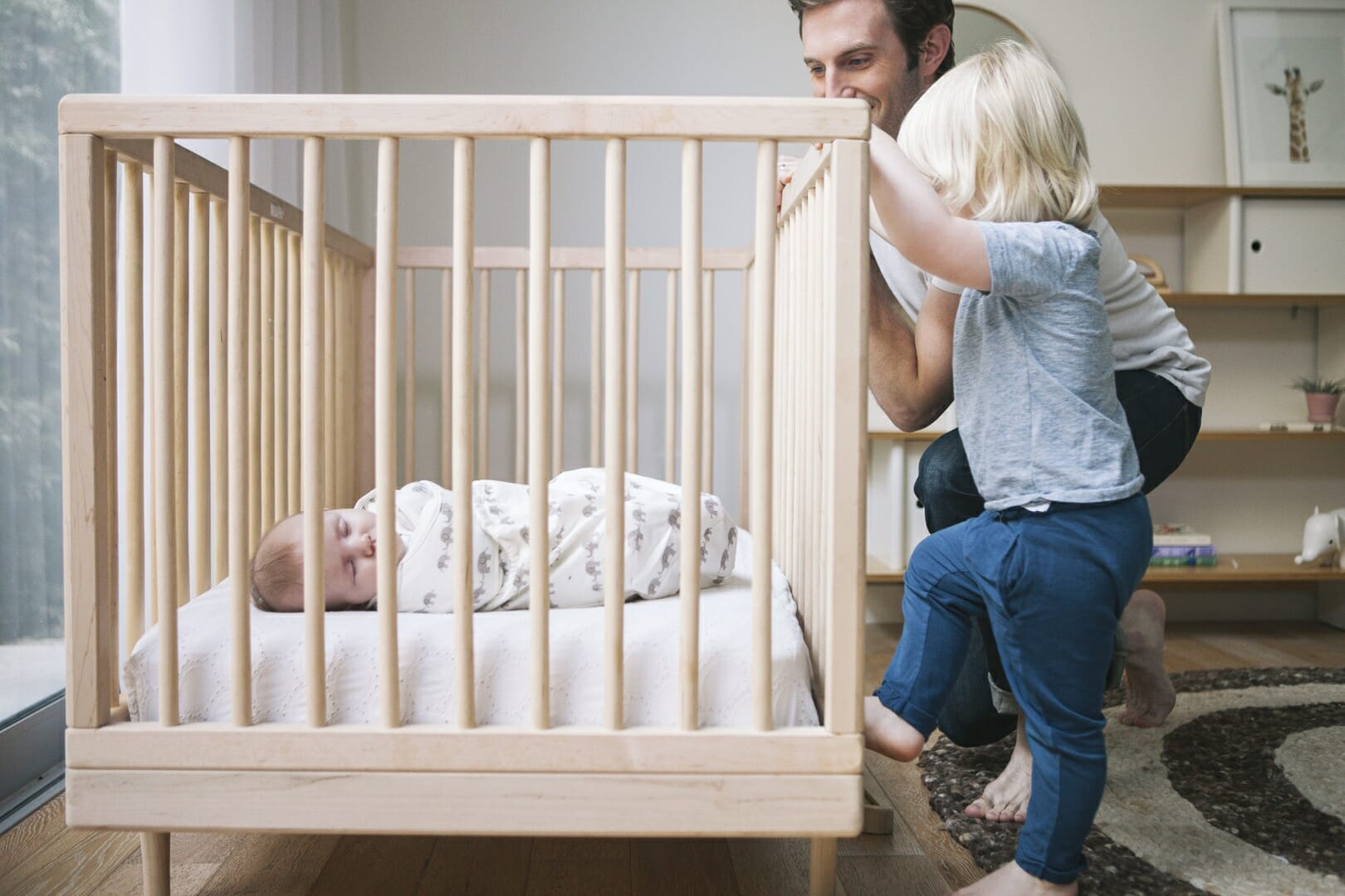 Ergobaby Dekica za zamatanje - Swaddler, Slonići - Slika 12