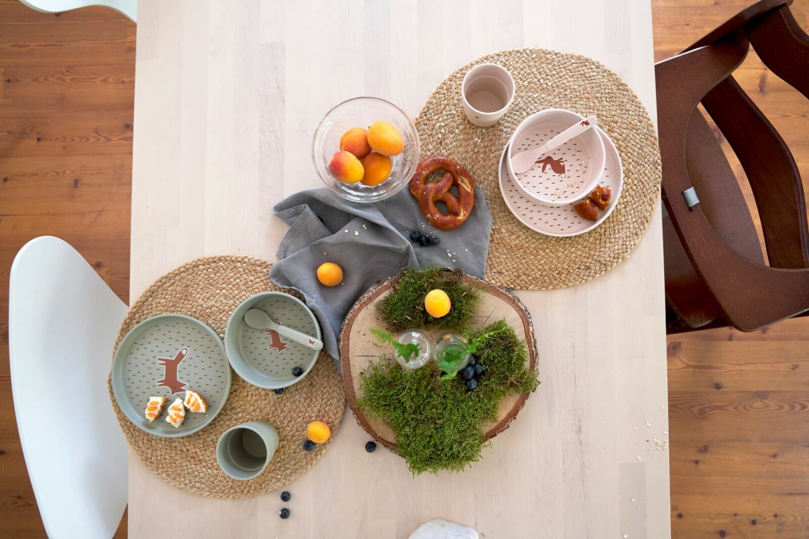 Lässig Posuđe Set PP/celuloza Little Forest Zec (Tanjur, Zdjelica, Šalica, Žlica) - Slika 3