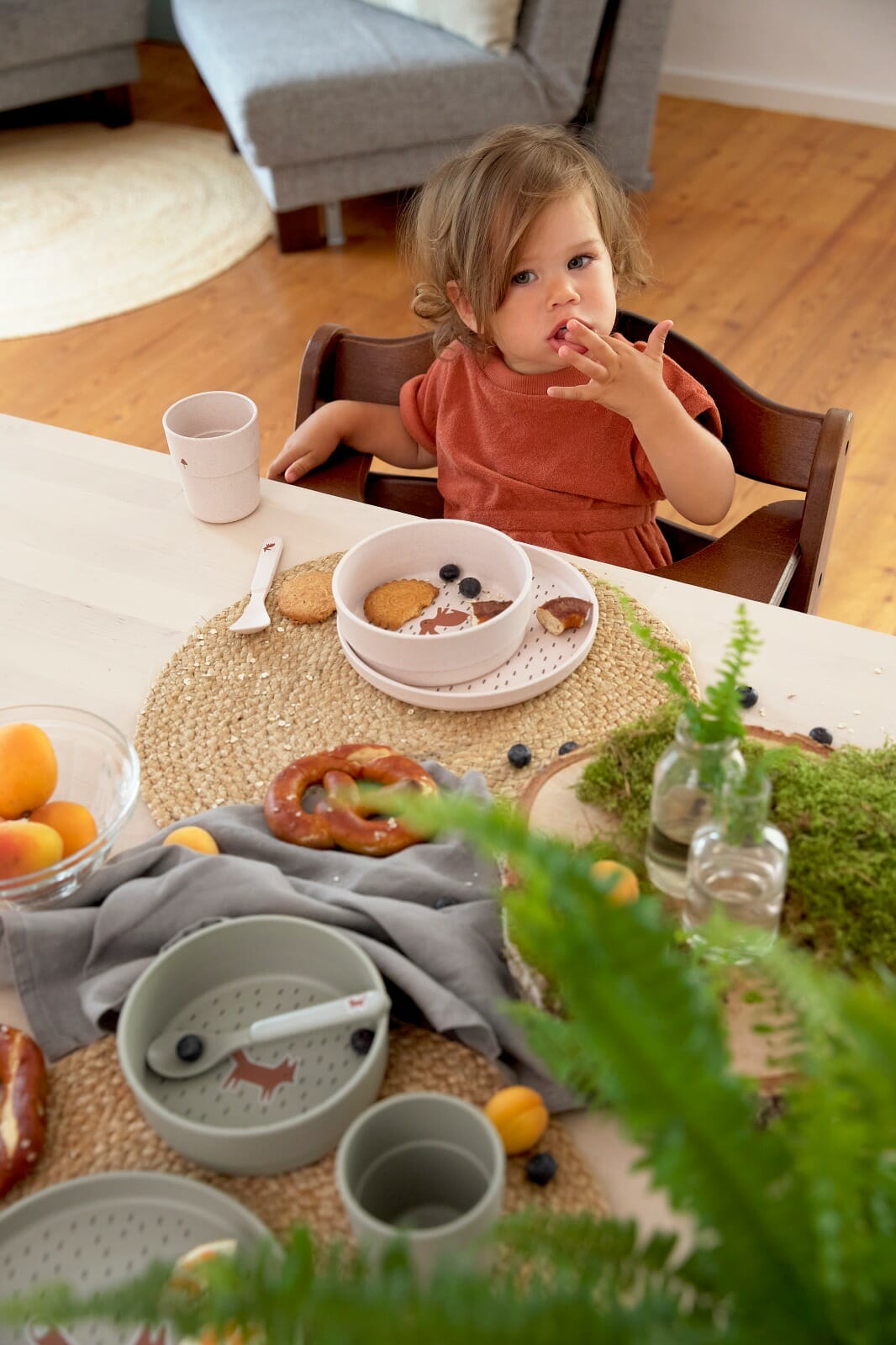 Lässig Posuđe Set PP/celuloza Little Forest Zec (Tanjur, Zdjelica, Šalica, Žlica) - Slika 4