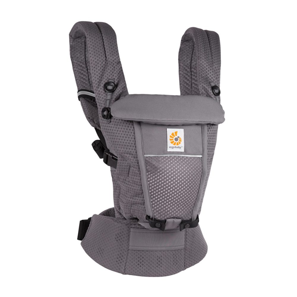 Ergobaby Adapt Soft Flex Mesh nosiljka, Graphite Grey - Slika 2