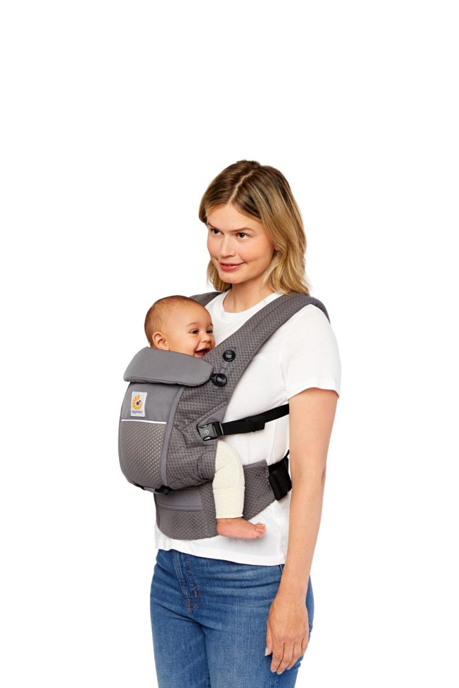 Ergobaby Adapt Soft Flex Mesh nosiljka, Graphite Grey - Slika 8