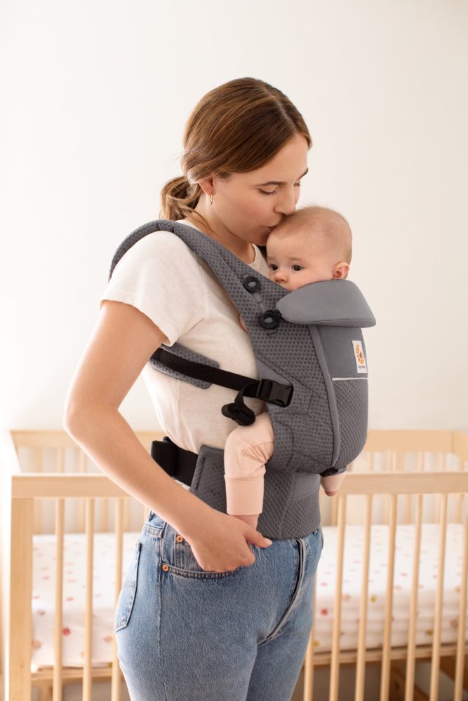 Ergobaby Adapt Soft Flex Mesh nosiljka, Graphite Grey - Slika 4